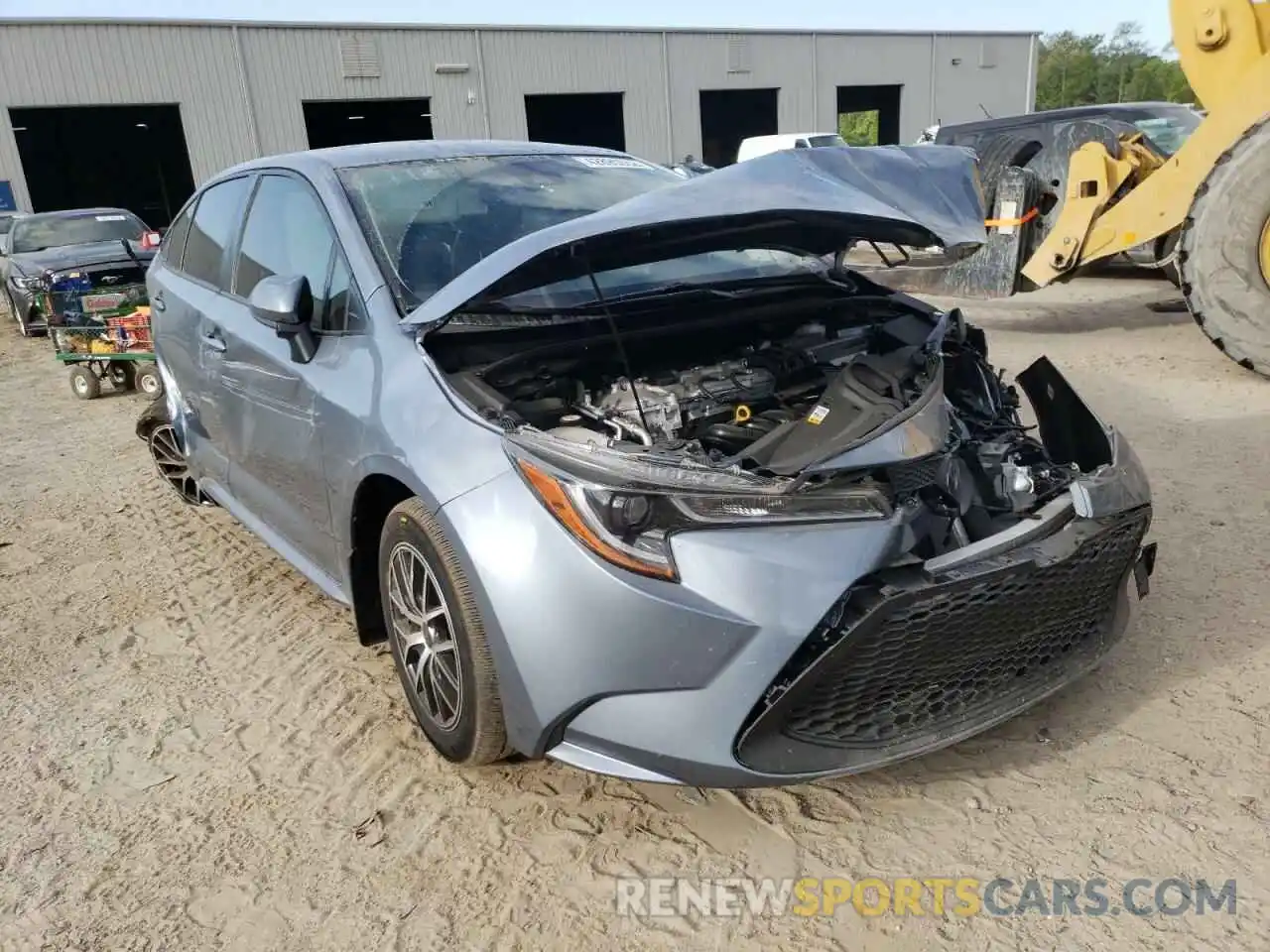 1 Photograph of a damaged car JTDEPRAEXLJ062925 TOYOTA COROLLA 2020