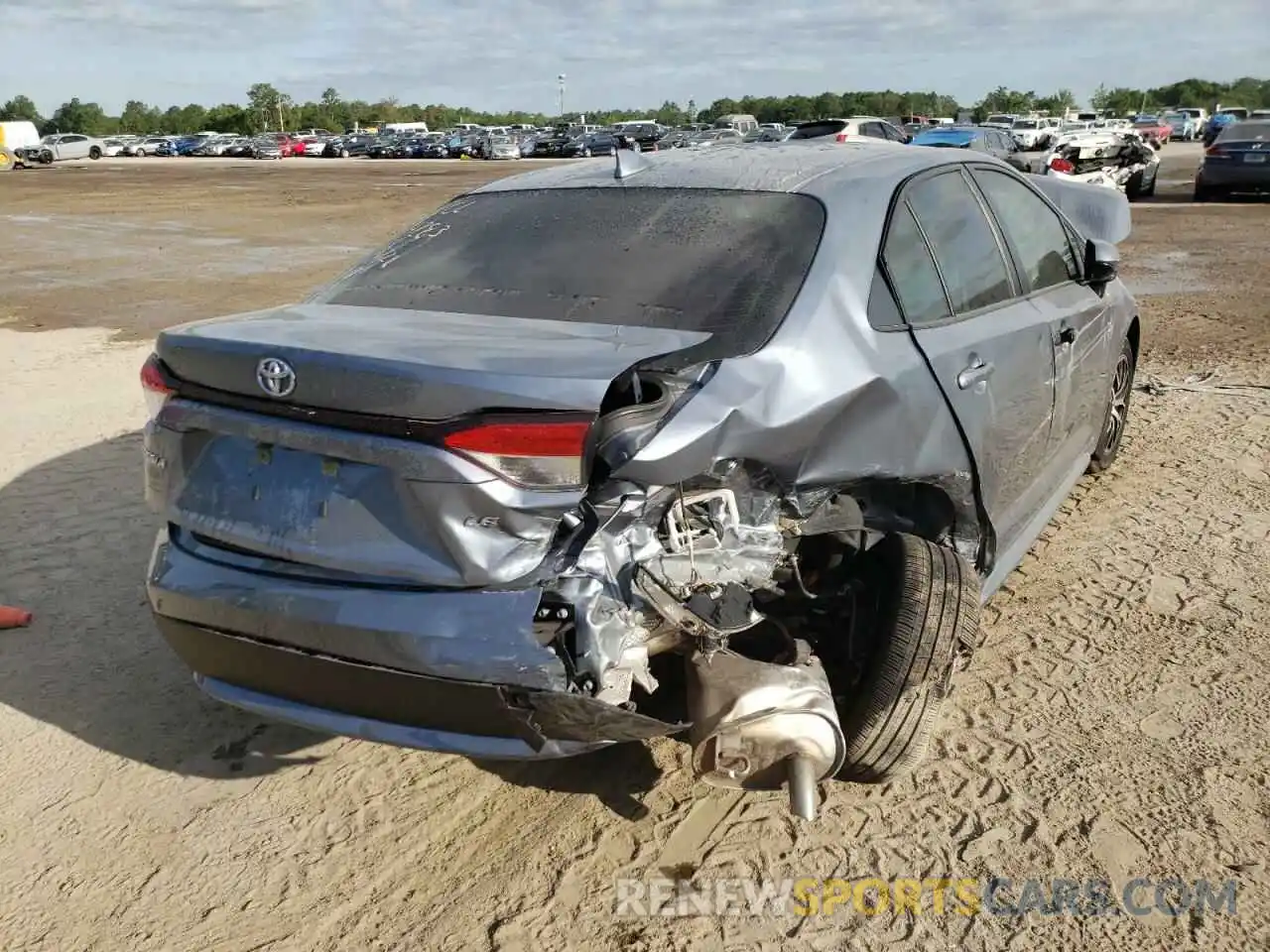 4 Photograph of a damaged car JTDEPRAEXLJ062925 TOYOTA COROLLA 2020