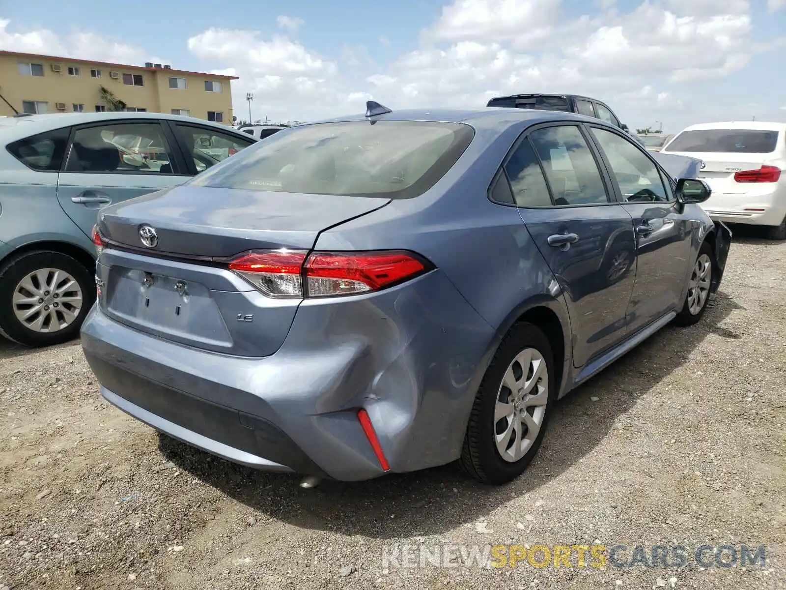 4 Photograph of a damaged car JTDEPRAEXLJ063864 TOYOTA COROLLA 2020