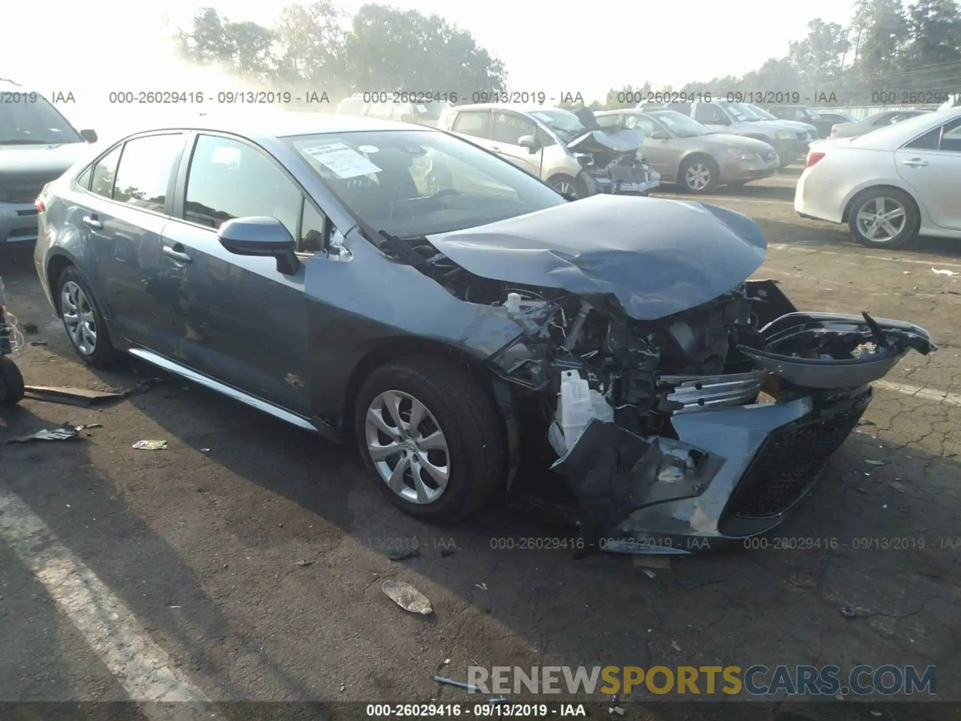 1 Photograph of a damaged car JTDEPRAEXLJ064111 TOYOTA COROLLA 2020