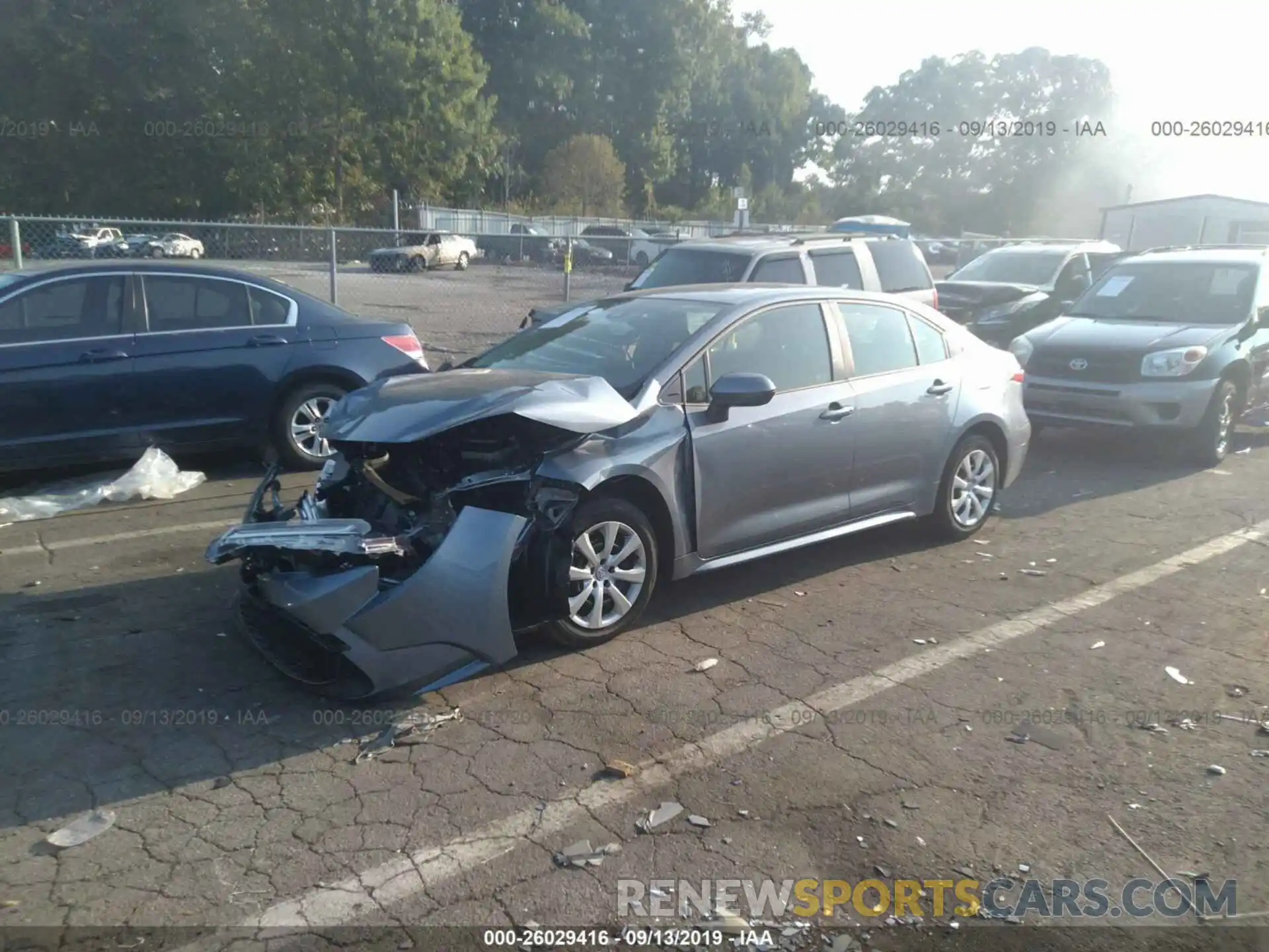 2 Photograph of a damaged car JTDEPRAEXLJ064111 TOYOTA COROLLA 2020