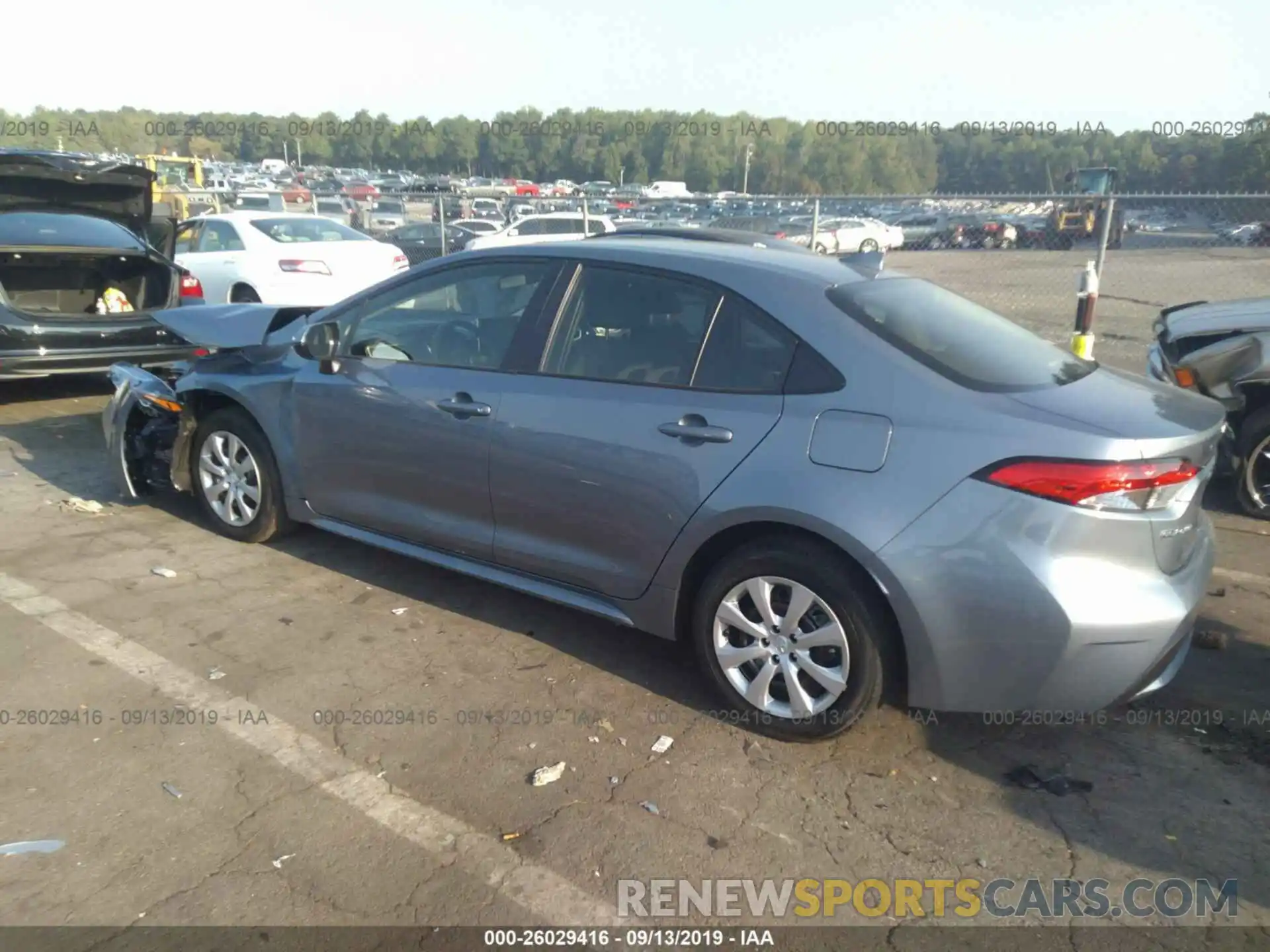 3 Photograph of a damaged car JTDEPRAEXLJ064111 TOYOTA COROLLA 2020