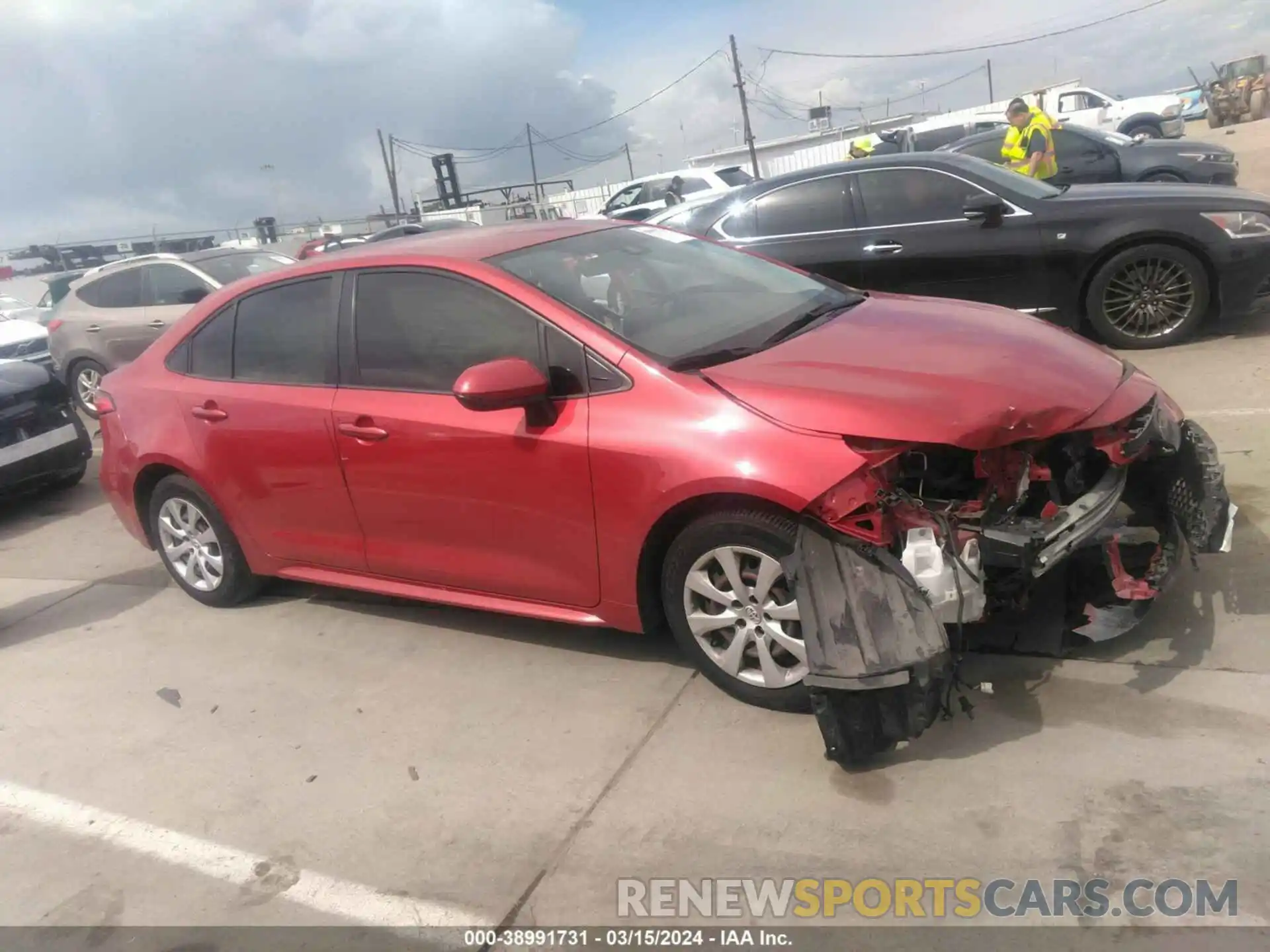 13 Photograph of a damaged car JTDEPRAEXLJ064867 TOYOTA COROLLA 2020