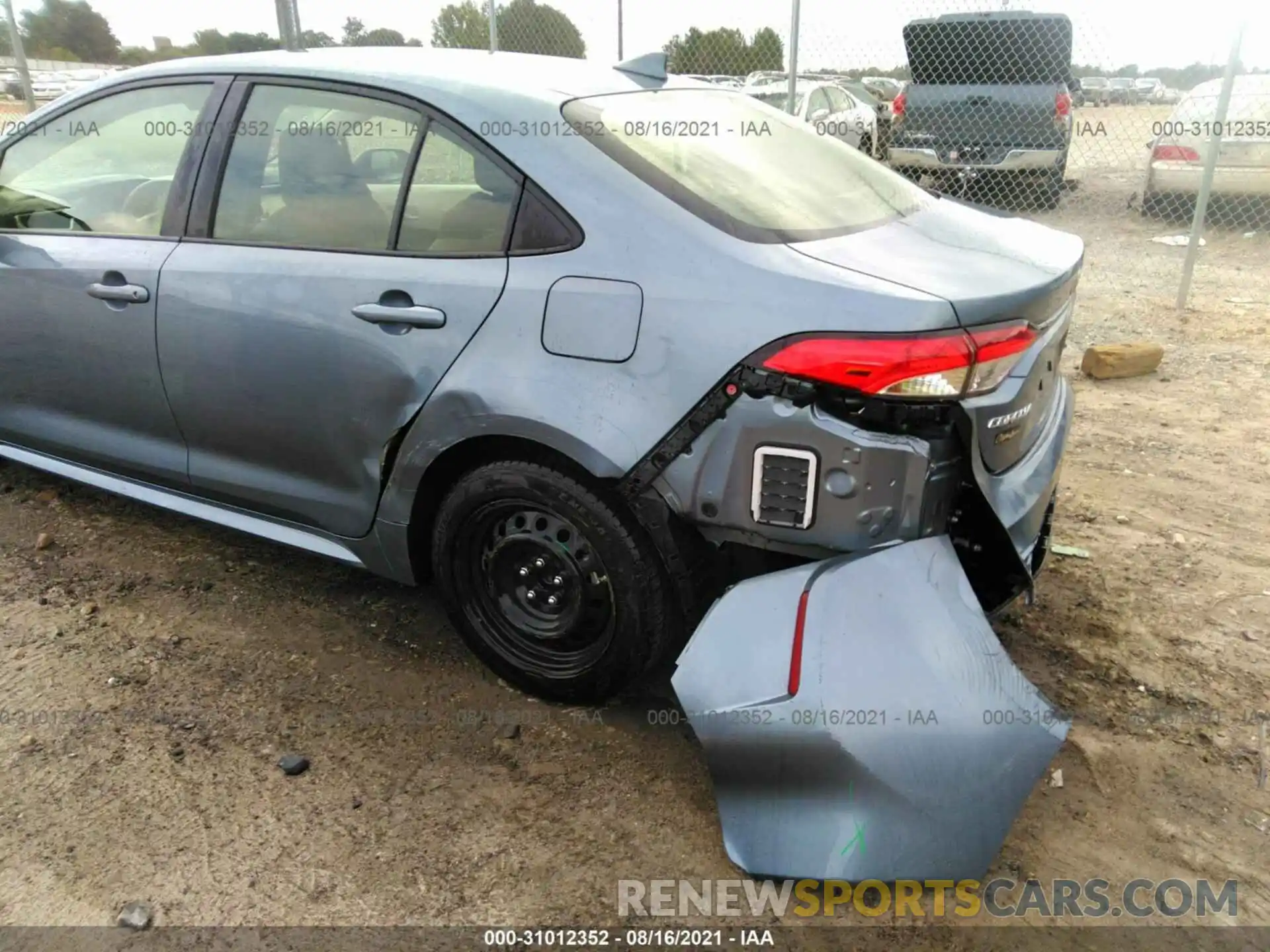 6 Photograph of a damaged car JTDEPRAEXLJ066635 TOYOTA COROLLA 2020