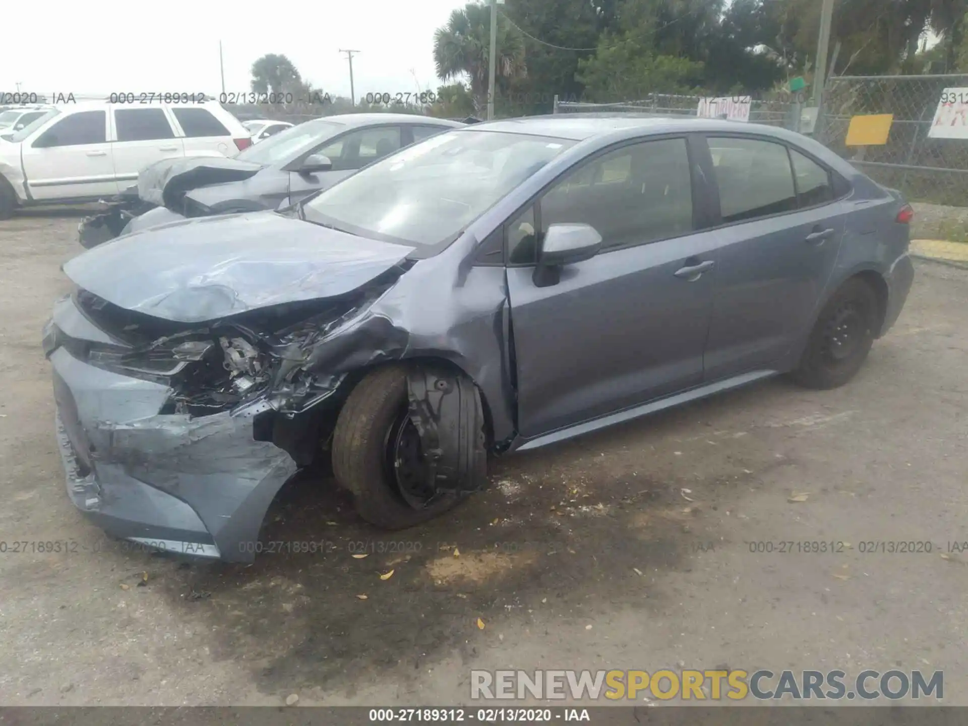 2 Photograph of a damaged car JTDEPRAEXLJ066795 TOYOTA COROLLA 2020