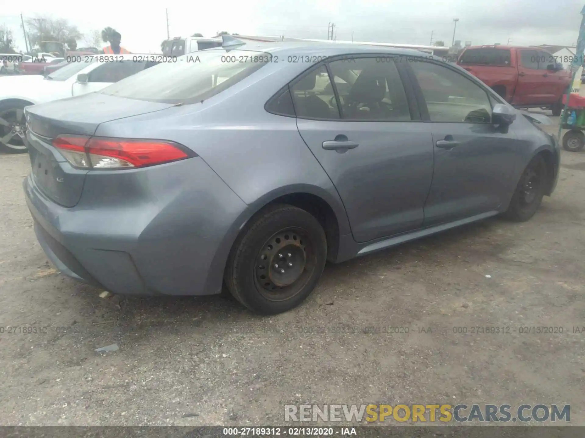 4 Photograph of a damaged car JTDEPRAEXLJ066795 TOYOTA COROLLA 2020