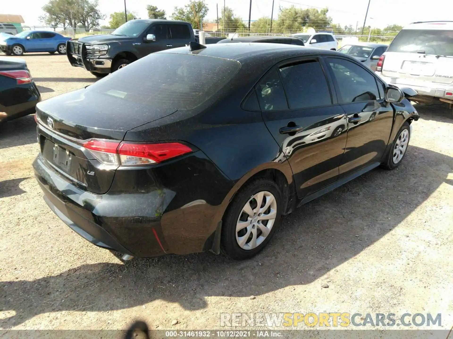 4 Photograph of a damaged car JTDEPRAEXLJ067025 TOYOTA COROLLA 2020