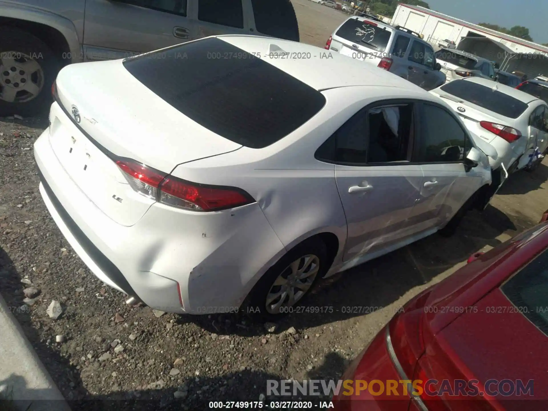 4 Photograph of a damaged car JTDEPRAEXLJ067705 TOYOTA COROLLA 2020