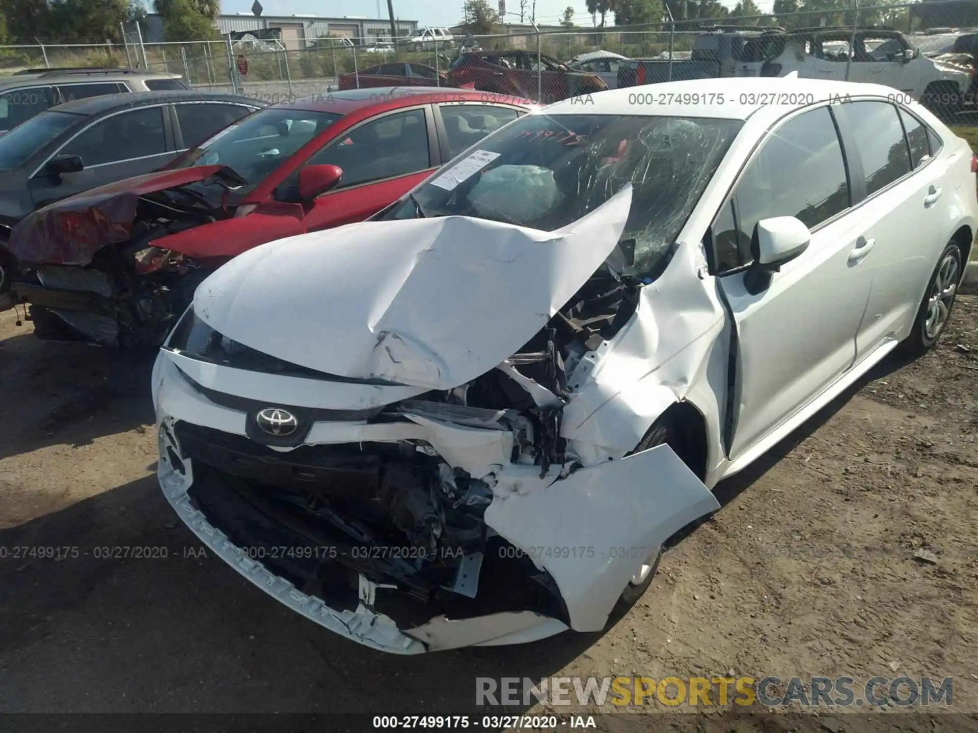 6 Photograph of a damaged car JTDEPRAEXLJ067705 TOYOTA COROLLA 2020