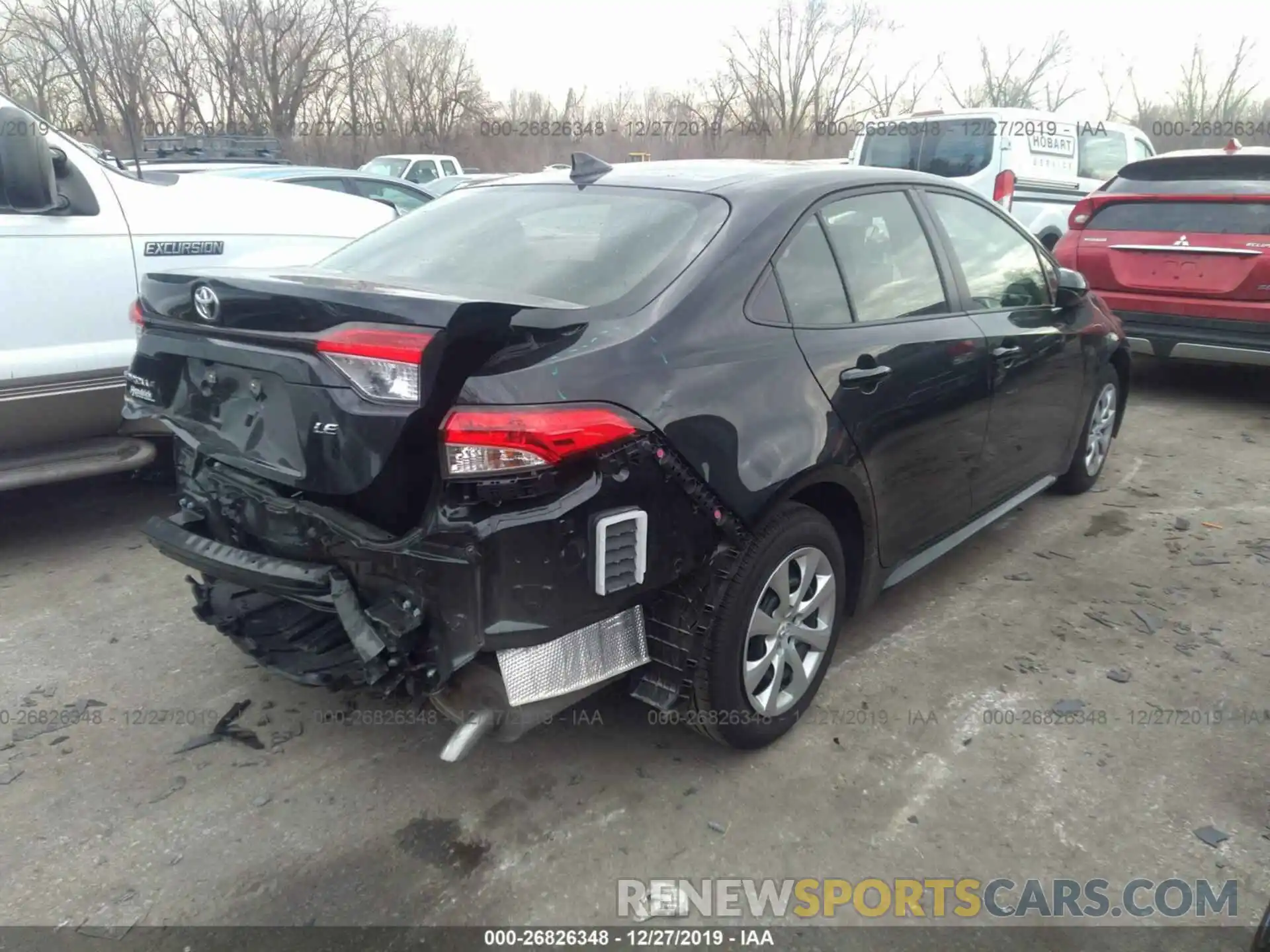 4 Photograph of a damaged car JTDEPRAEXLJ068319 TOYOTA COROLLA 2020