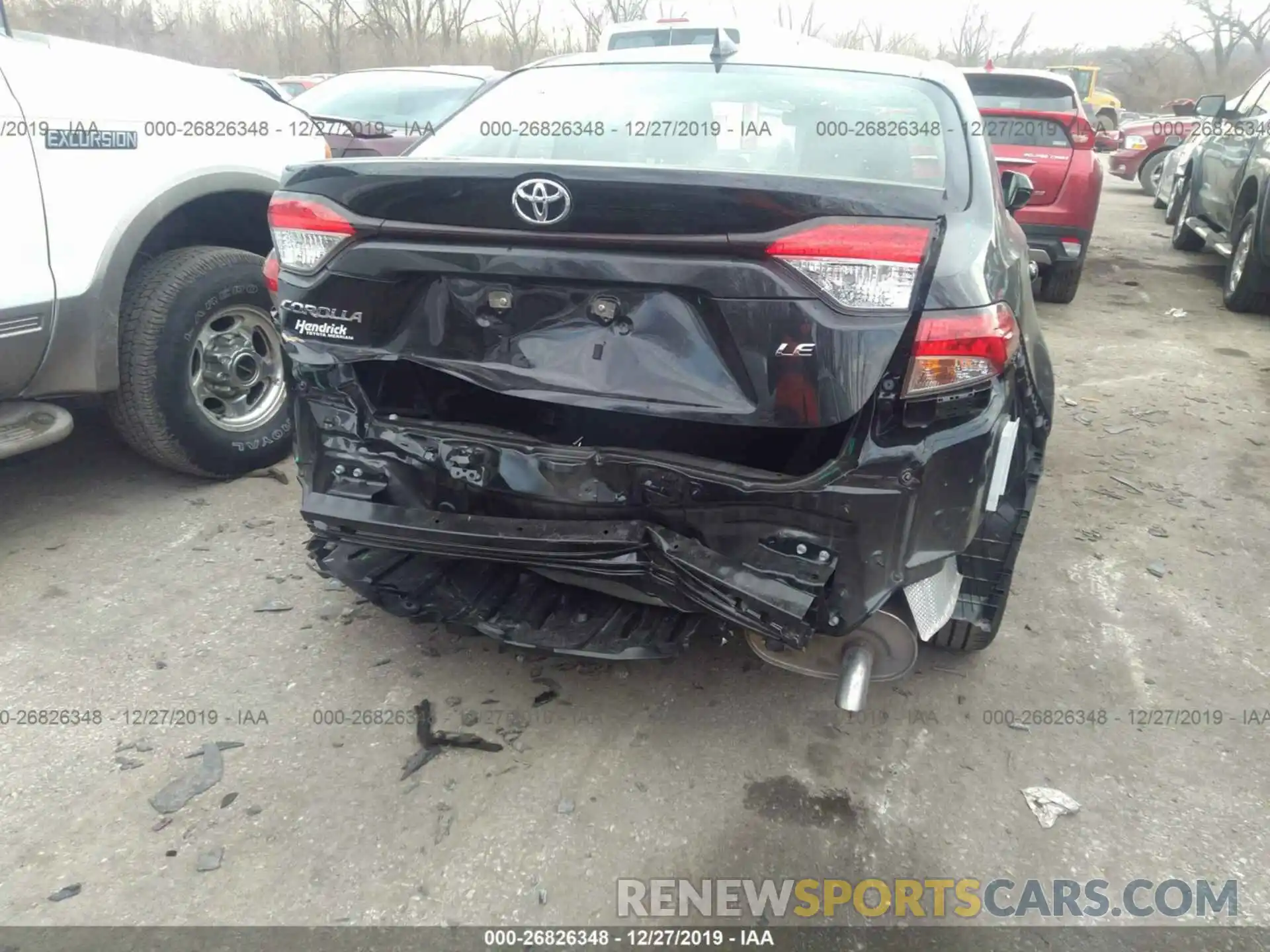 6 Photograph of a damaged car JTDEPRAEXLJ068319 TOYOTA COROLLA 2020