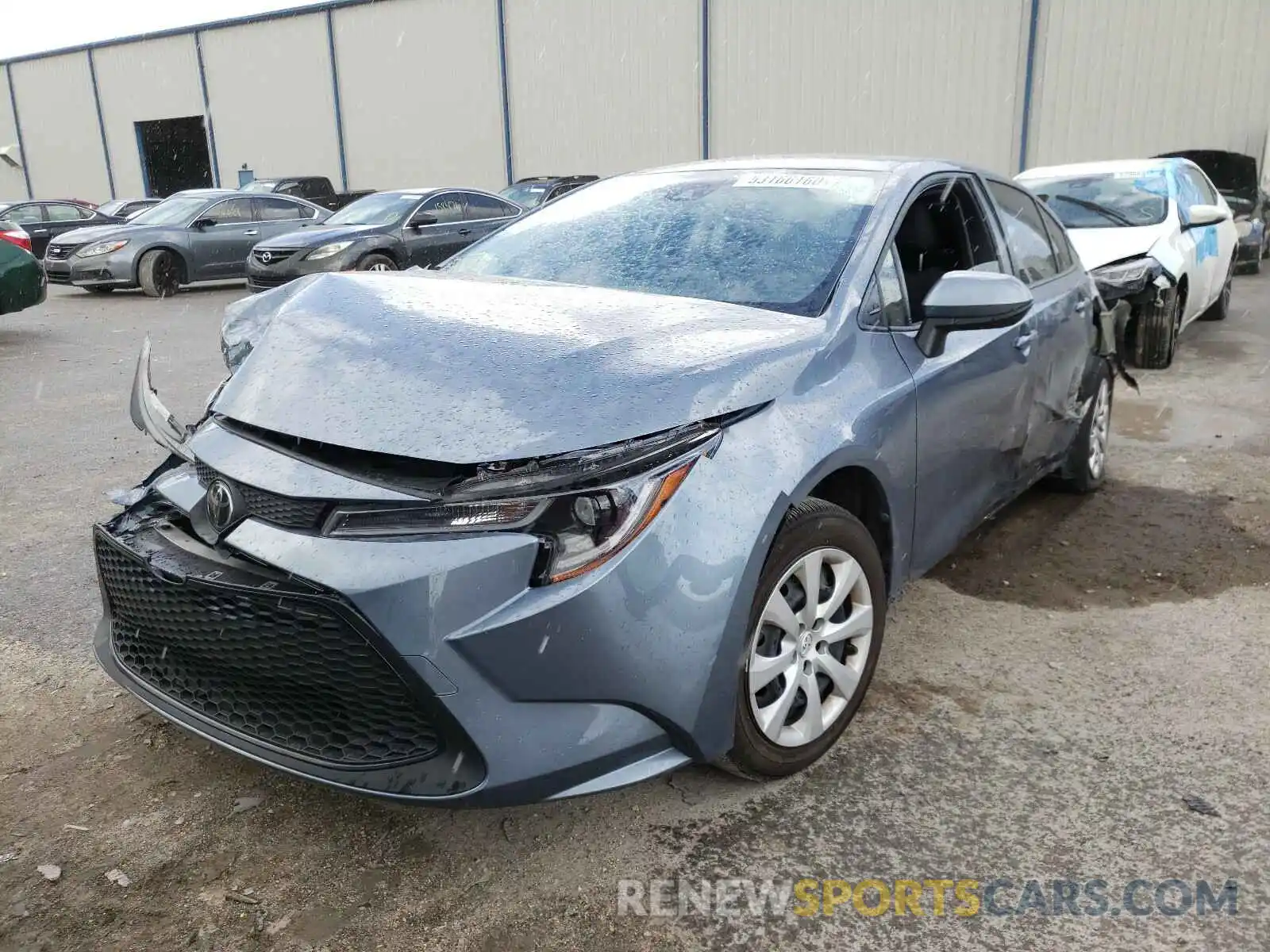 2 Photograph of a damaged car JTDEPRAEXLJ068417 TOYOTA COROLLA 2020