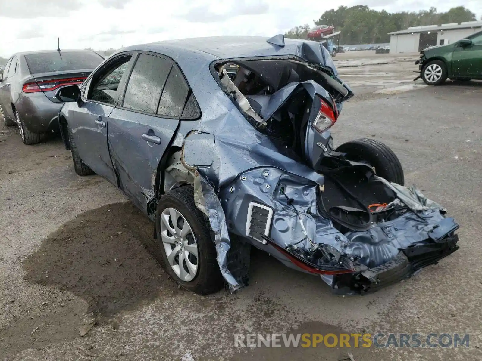 3 Photograph of a damaged car JTDEPRAEXLJ068417 TOYOTA COROLLA 2020