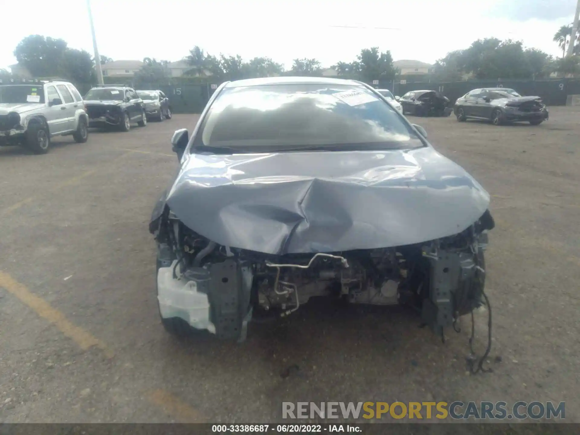 6 Photograph of a damaged car JTDEPRAEXLJ069244 TOYOTA COROLLA 2020