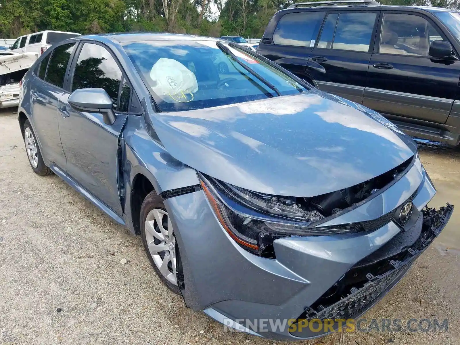 1 Photograph of a damaged car JTDEPRAEXLJ069292 TOYOTA COROLLA 2020