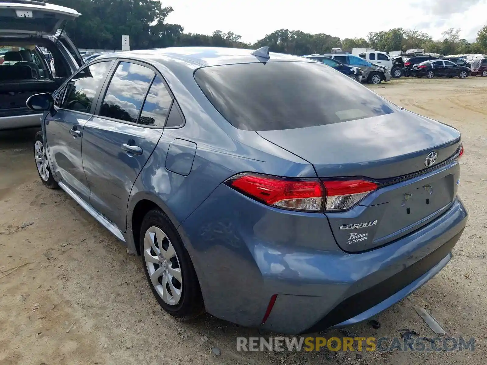 3 Photograph of a damaged car JTDEPRAEXLJ069292 TOYOTA COROLLA 2020