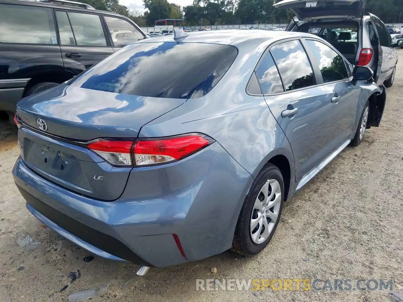 4 Photograph of a damaged car JTDEPRAEXLJ069292 TOYOTA COROLLA 2020