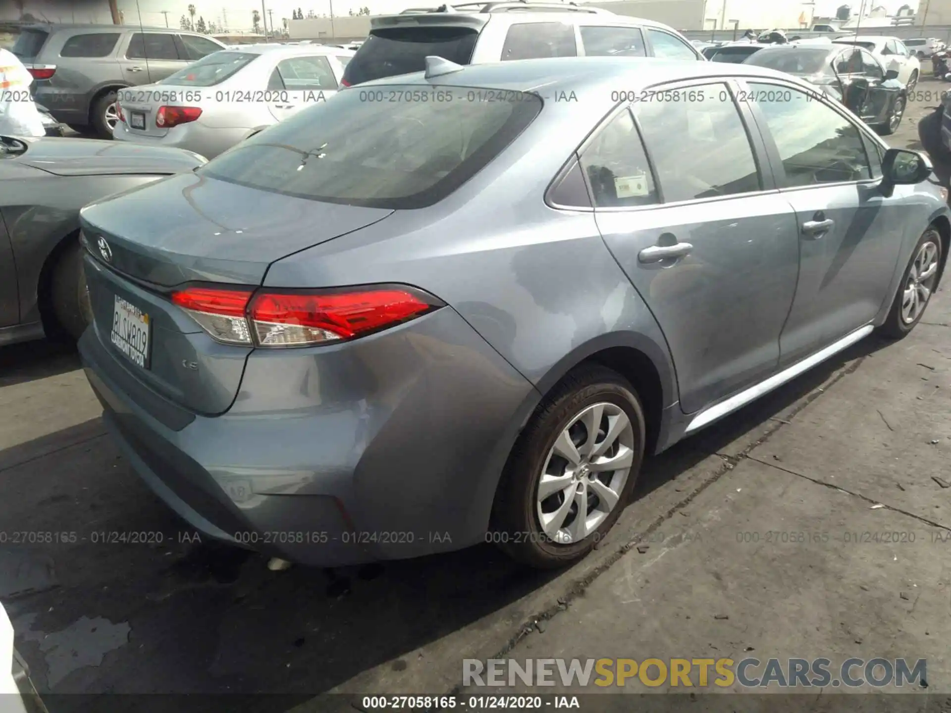 4 Photograph of a damaged car JTDEPRAEXLJ069454 TOYOTA COROLLA 2020