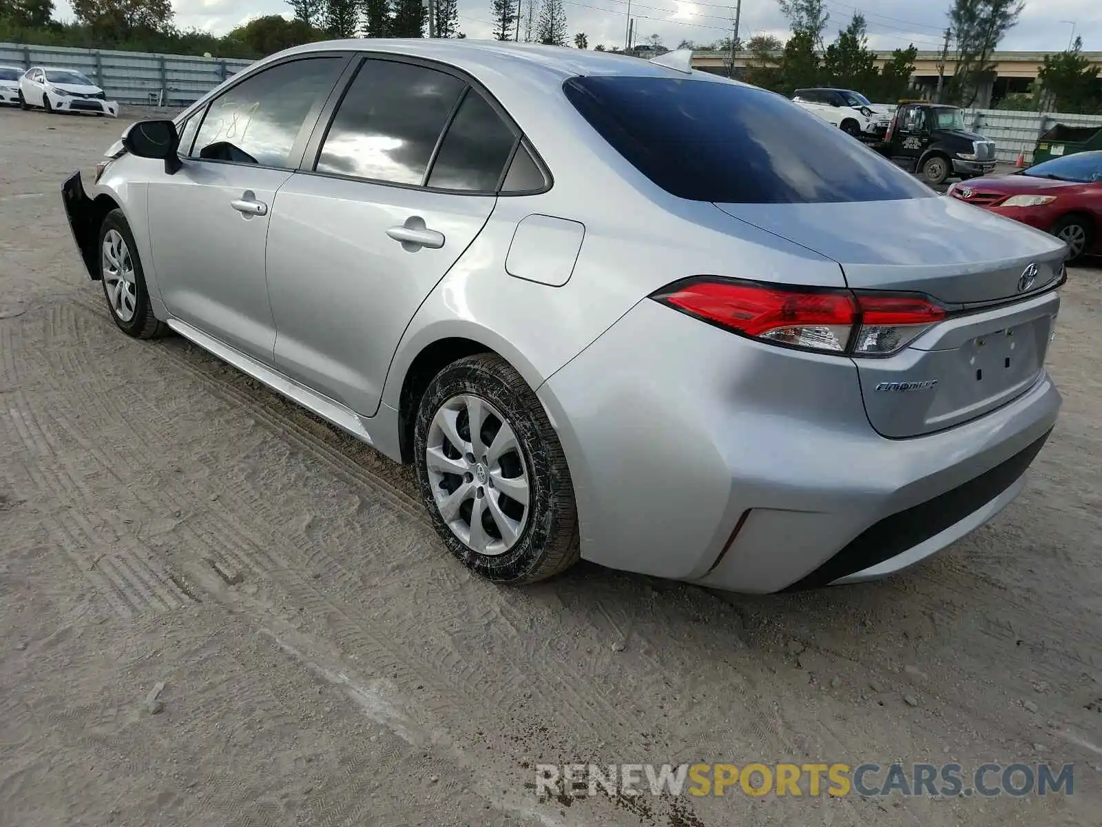 3 Photograph of a damaged car JTDEPRAEXLJ069969 TOYOTA COROLLA 2020