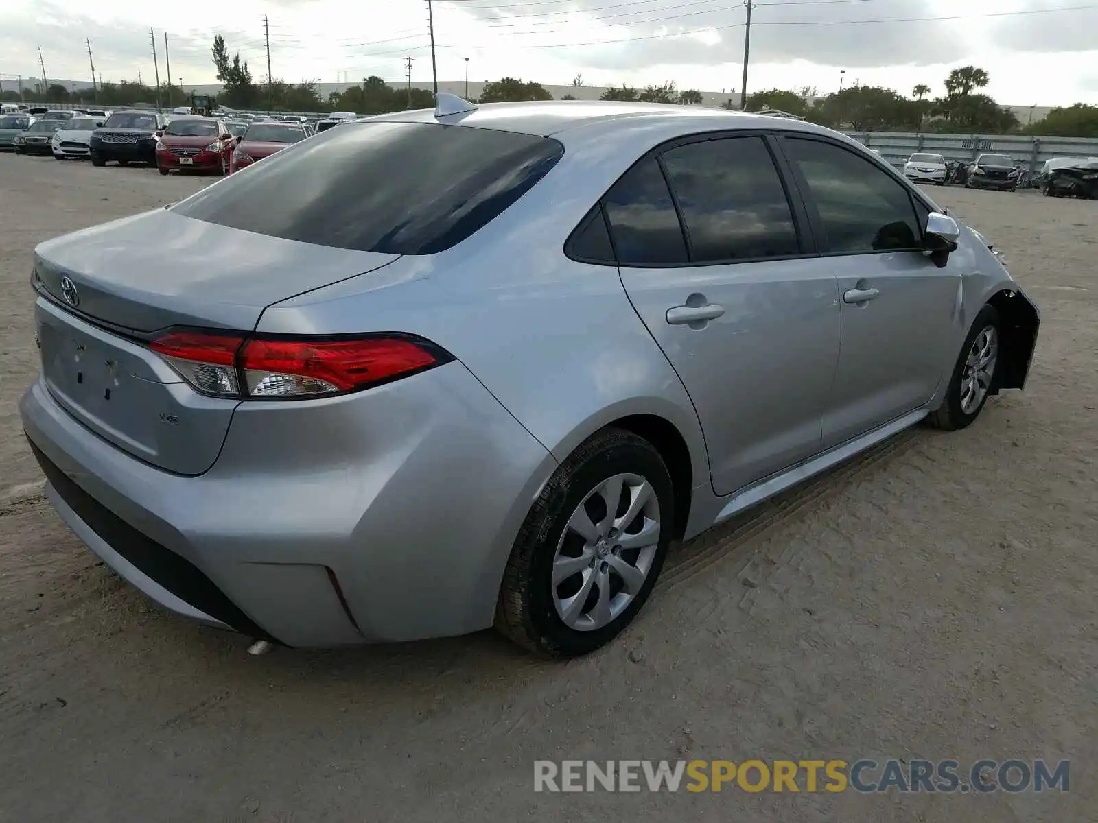 4 Photograph of a damaged car JTDEPRAEXLJ069969 TOYOTA COROLLA 2020