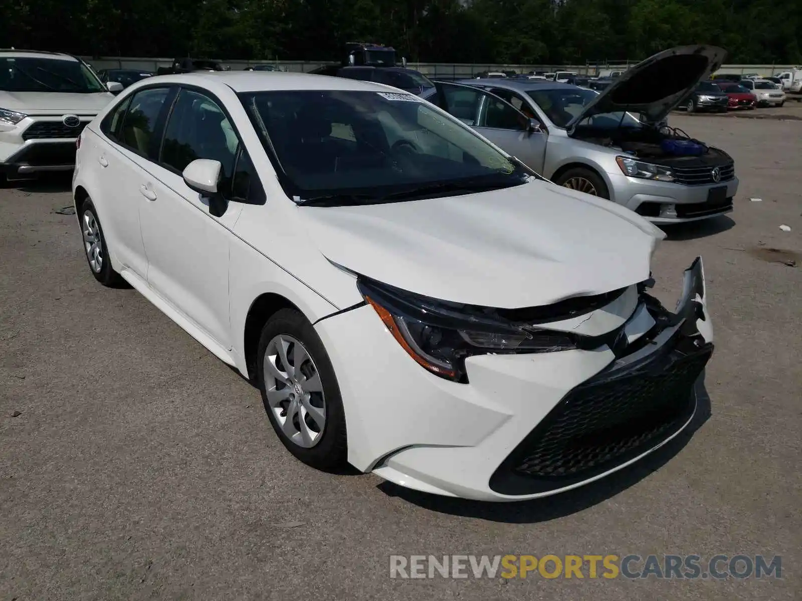 1 Photograph of a damaged car JTDEPRAEXLJ070023 TOYOTA COROLLA 2020