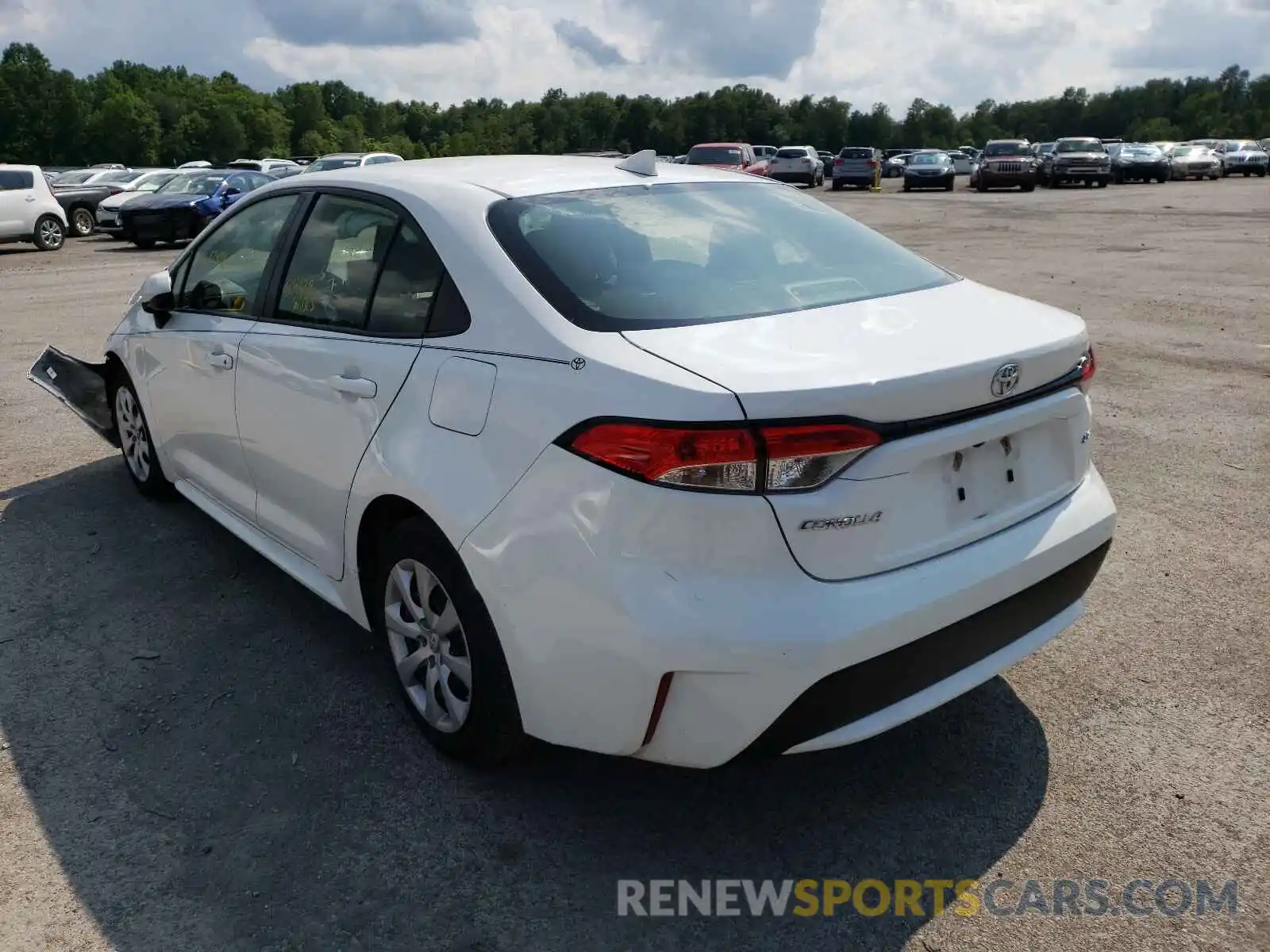 3 Photograph of a damaged car JTDEPRAEXLJ070023 TOYOTA COROLLA 2020