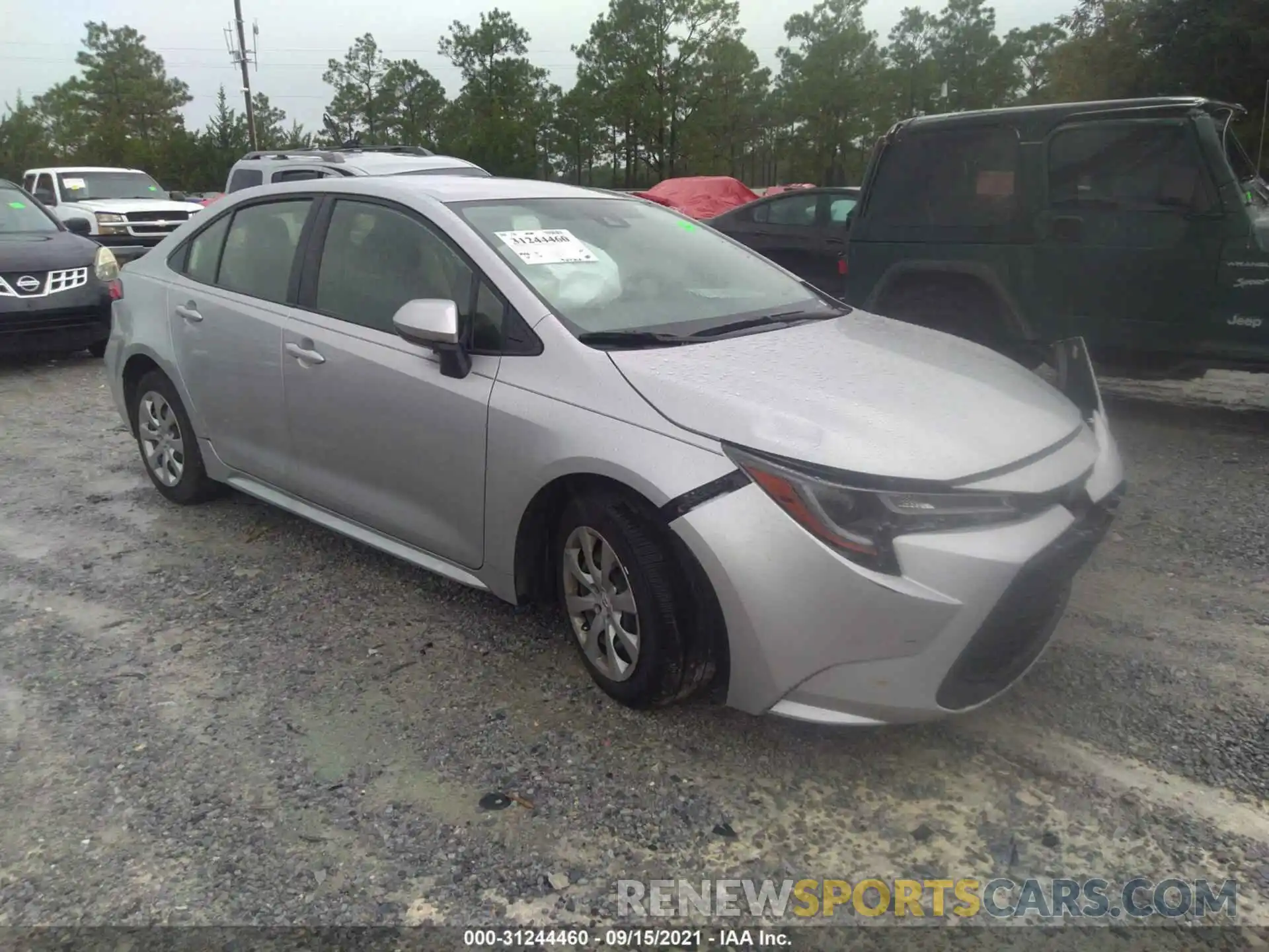 1 Photograph of a damaged car JTDEPRAEXLJ070202 TOYOTA COROLLA 2020