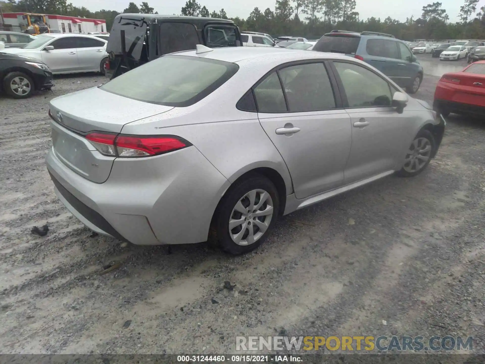 4 Photograph of a damaged car JTDEPRAEXLJ070202 TOYOTA COROLLA 2020