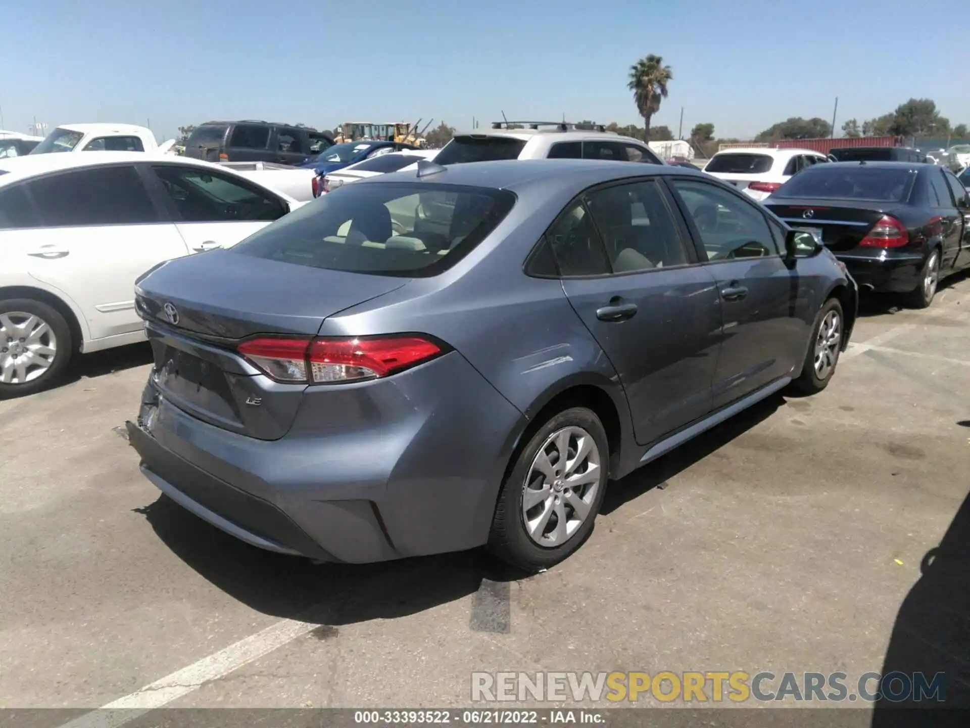 4 Photograph of a damaged car JTDEPRAEXLJ070880 TOYOTA COROLLA 2020