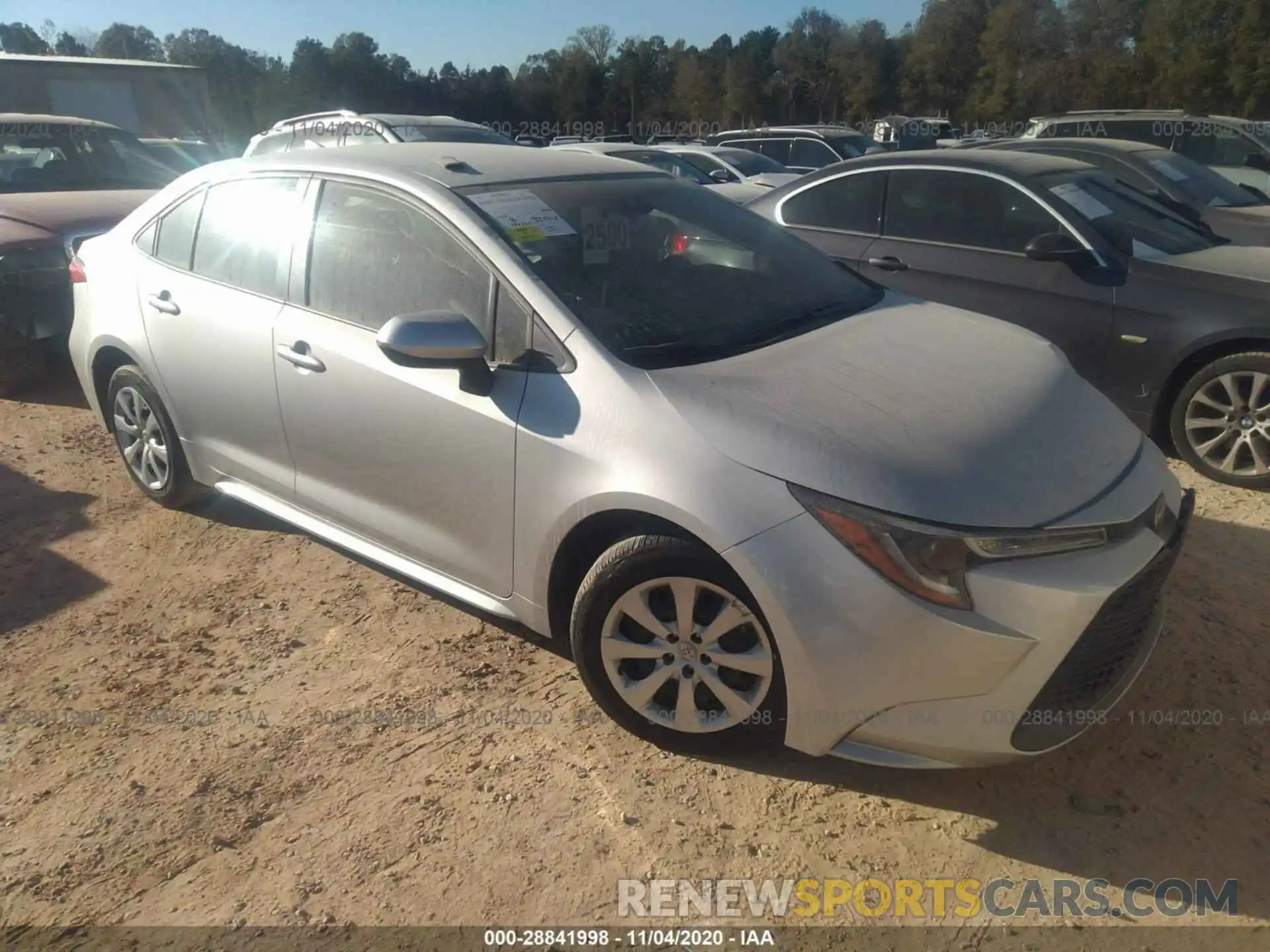 1 Photograph of a damaged car JTDEPRAEXLJ071379 TOYOTA COROLLA 2020