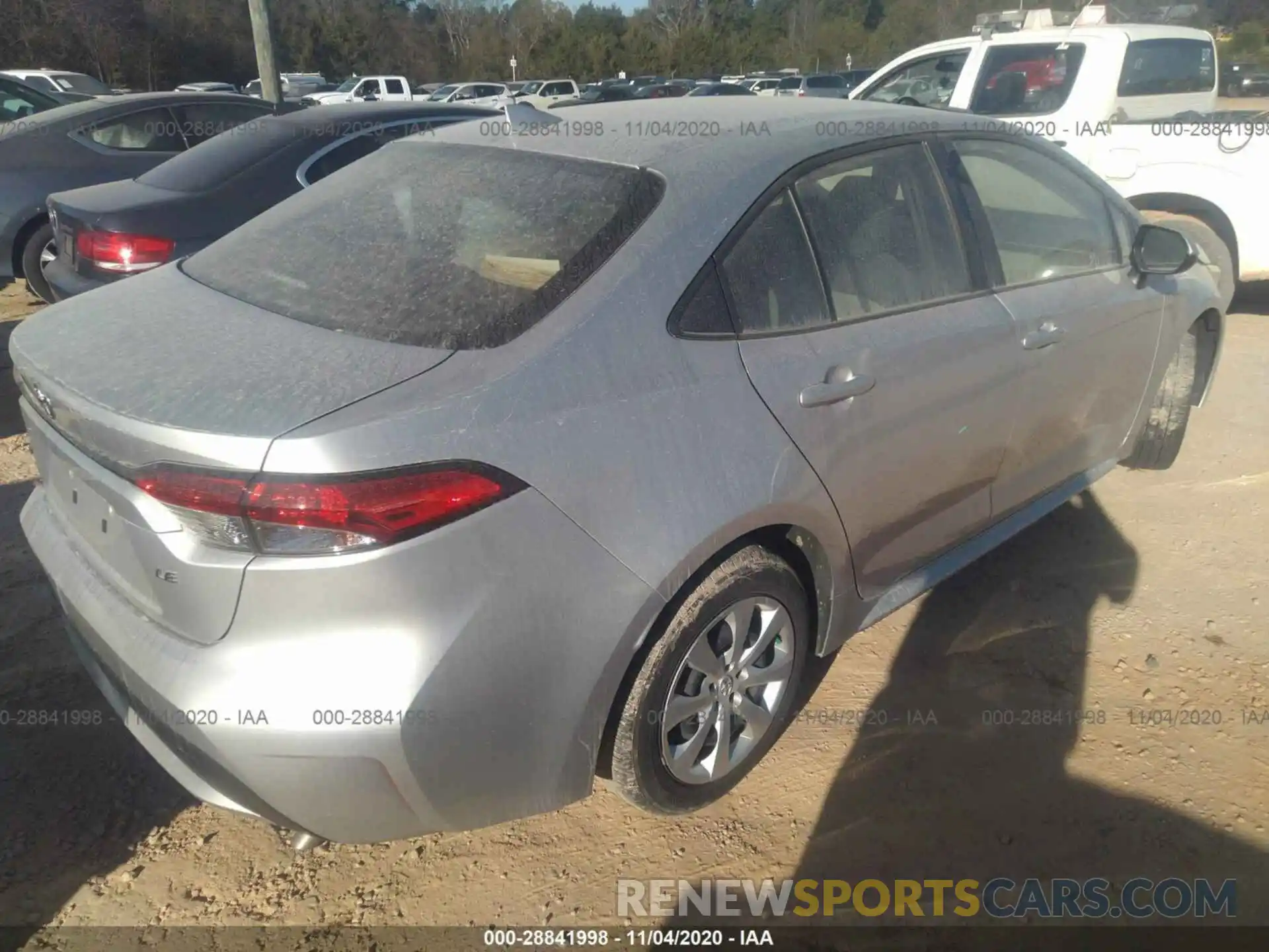 4 Photograph of a damaged car JTDEPRAEXLJ071379 TOYOTA COROLLA 2020