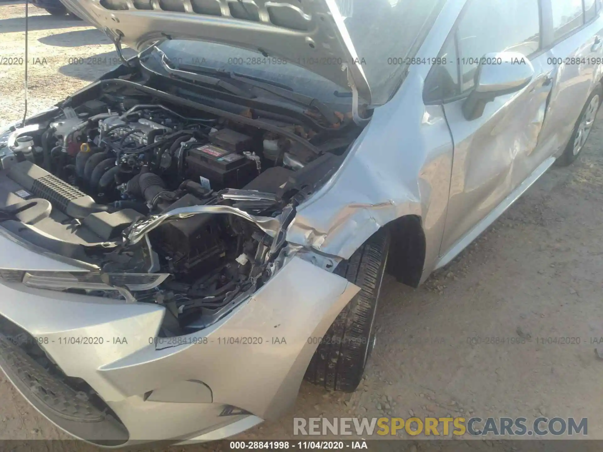 6 Photograph of a damaged car JTDEPRAEXLJ071379 TOYOTA COROLLA 2020