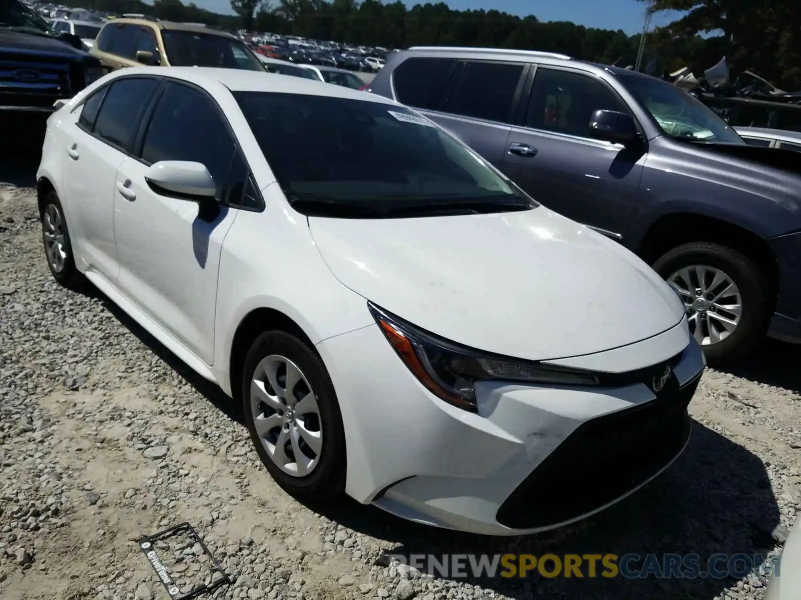 1 Photograph of a damaged car JTDEPRAEXLJ071723 TOYOTA COROLLA 2020