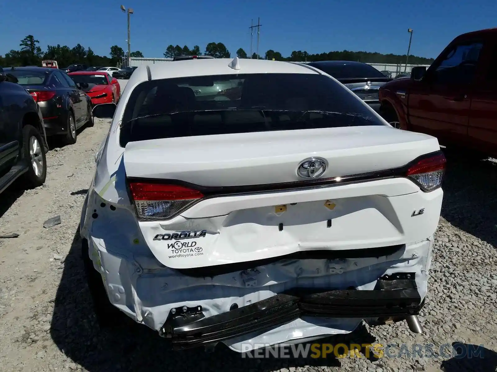 9 Photograph of a damaged car JTDEPRAEXLJ071723 TOYOTA COROLLA 2020