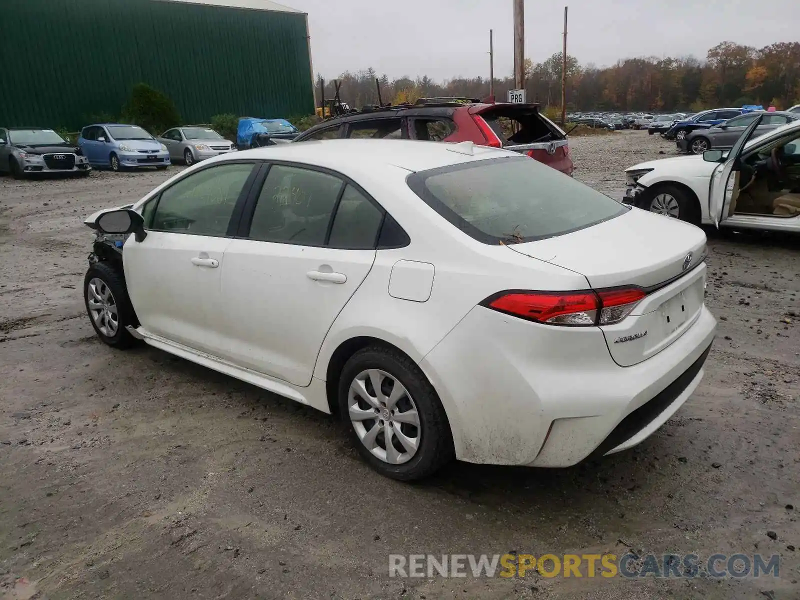 3 Photograph of a damaged car JTDEPRAEXLJ072855 TOYOTA COROLLA 2020