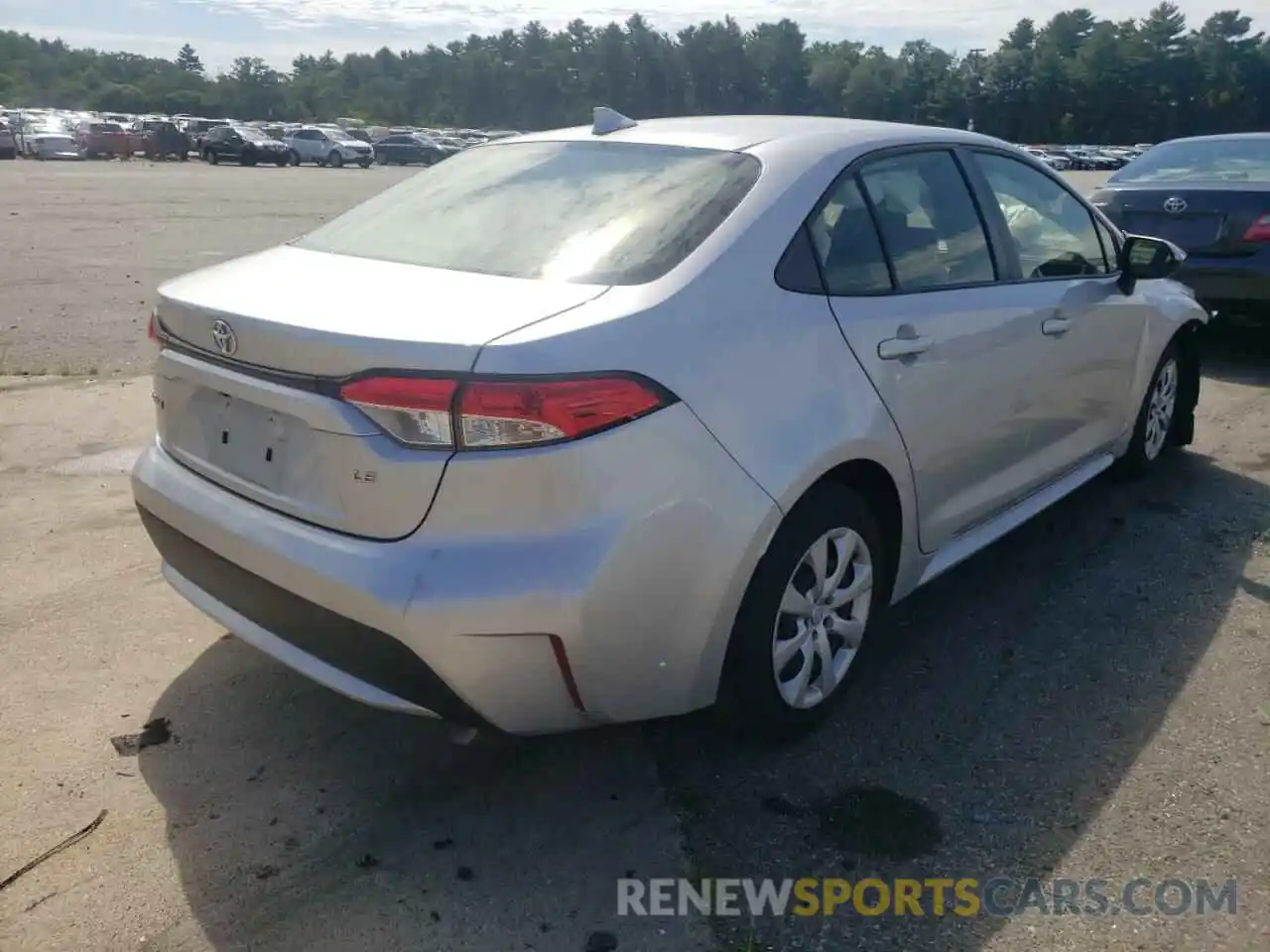 4 Photograph of a damaged car JTDEPRAEXLJ073391 TOYOTA COROLLA 2020