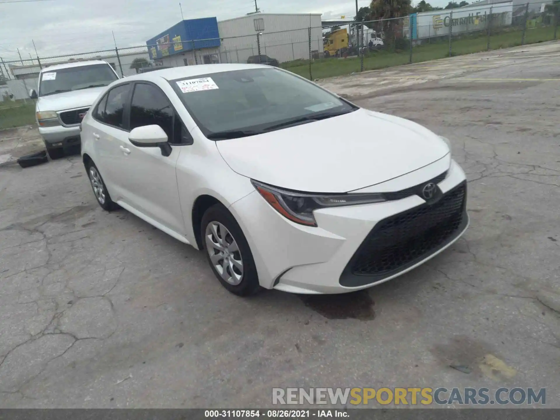 1 Photograph of a damaged car JTDEPRAEXLJ073505 TOYOTA COROLLA 2020