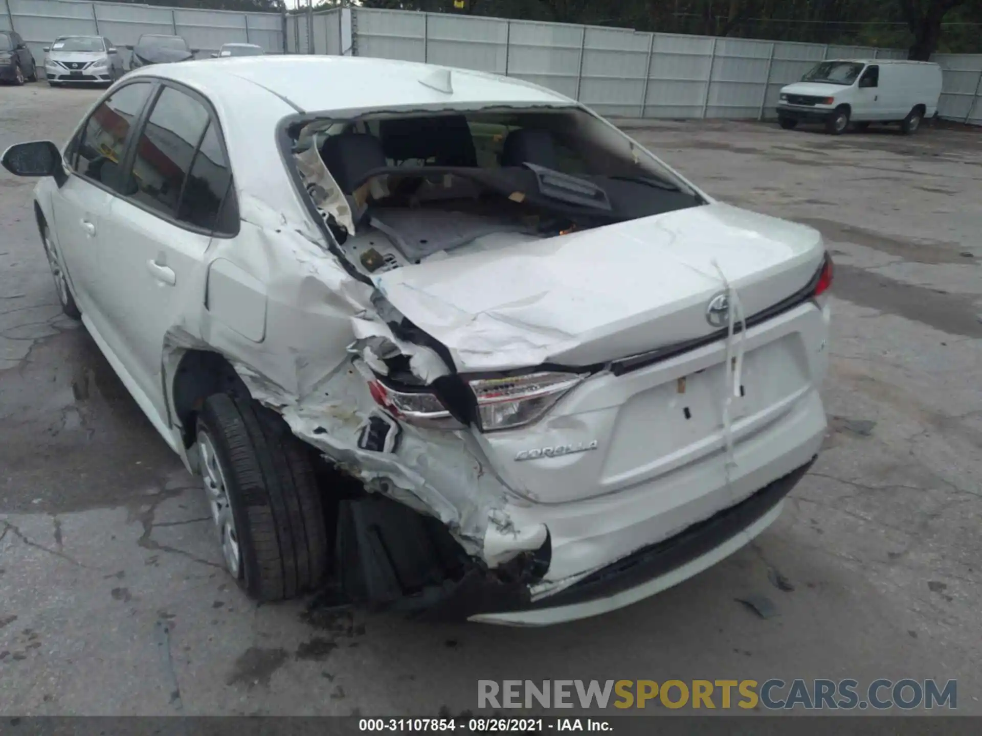 6 Photograph of a damaged car JTDEPRAEXLJ073505 TOYOTA COROLLA 2020