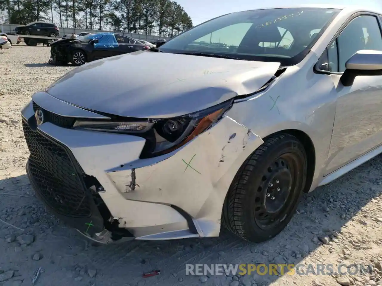 9 Photograph of a damaged car JTDEPRAEXLJ073536 TOYOTA COROLLA 2020