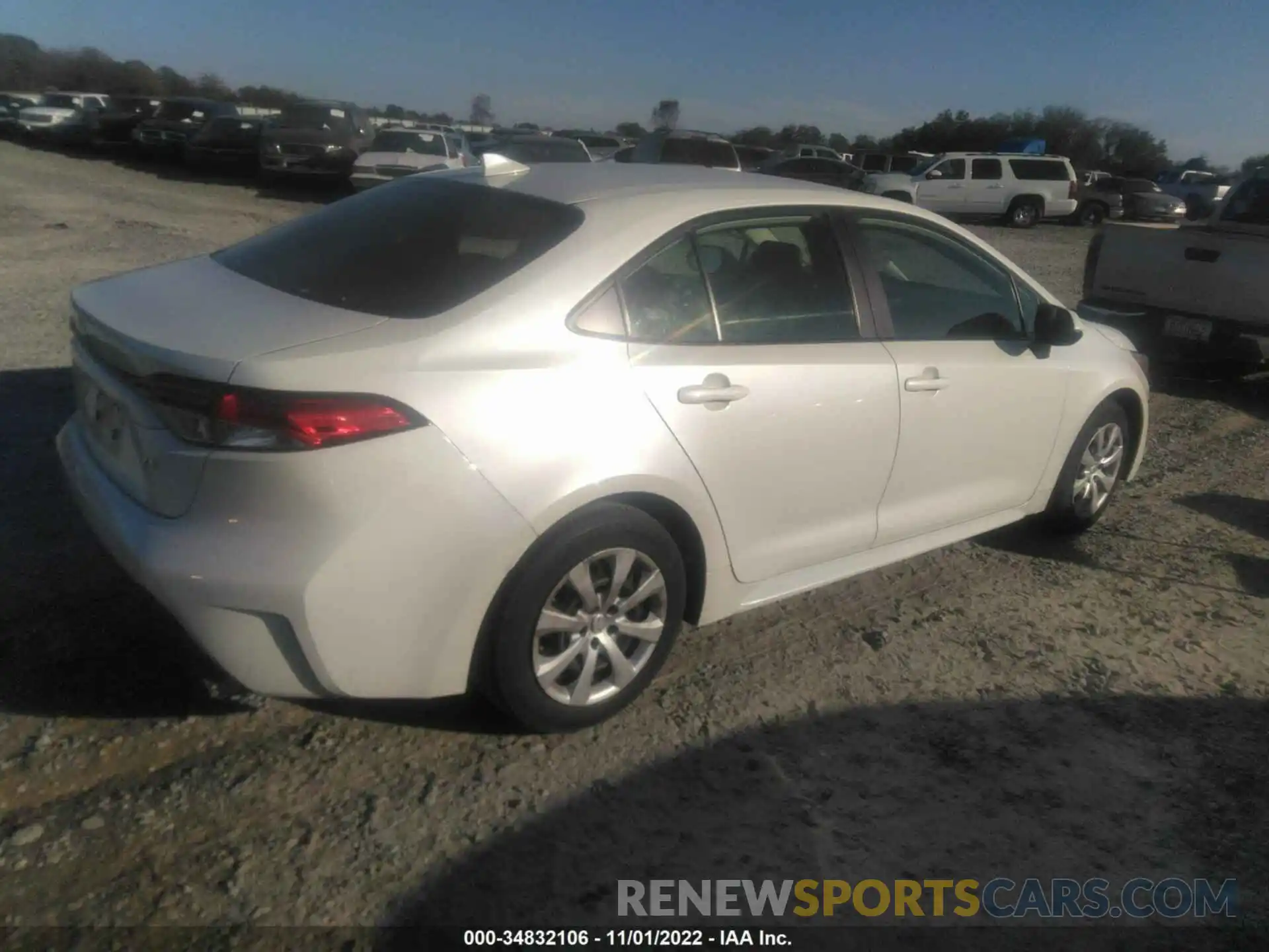 4 Photograph of a damaged car JTDEPRAEXLJ073679 TOYOTA COROLLA 2020