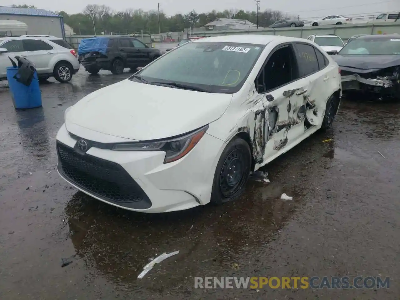 2 Photograph of a damaged car JTDEPRAEXLJ074184 TOYOTA COROLLA 2020