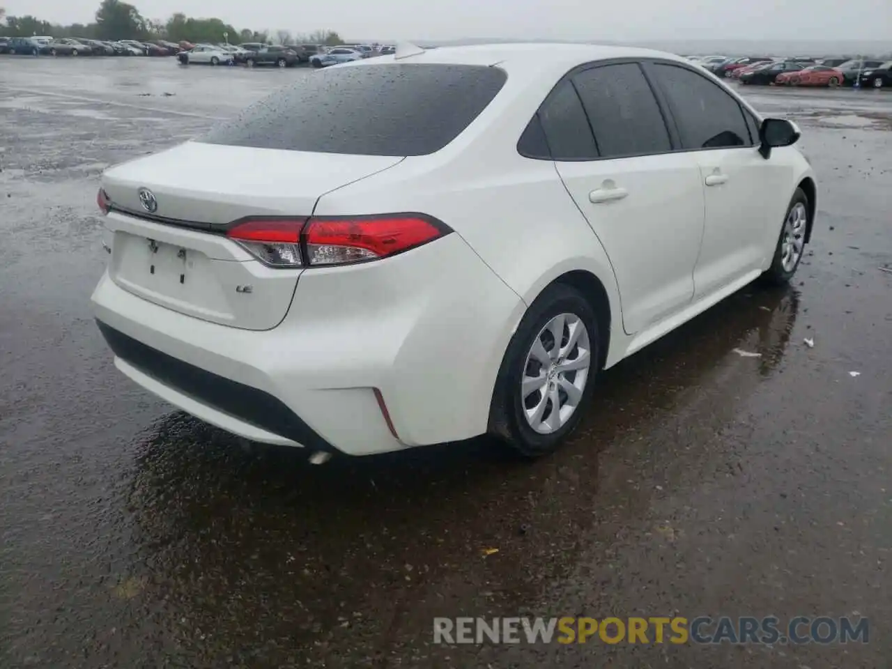 4 Photograph of a damaged car JTDEPRAEXLJ074184 TOYOTA COROLLA 2020