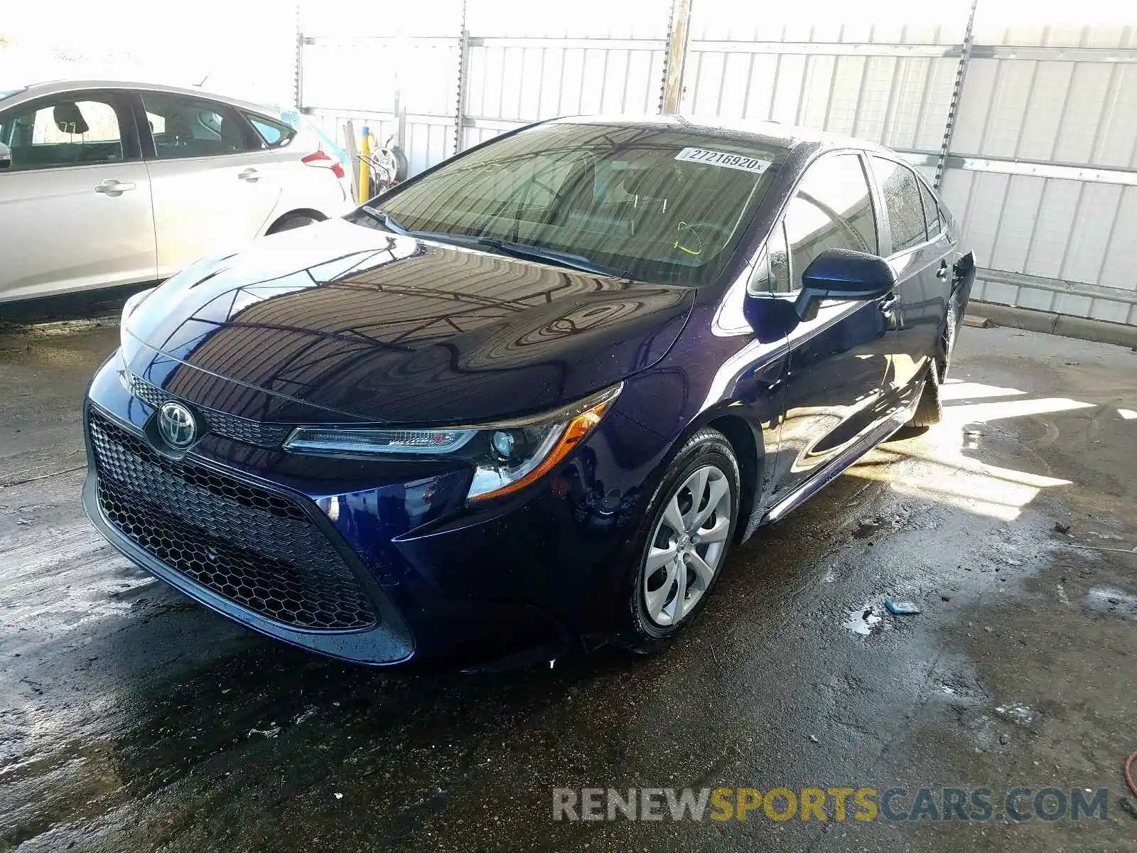 2 Photograph of a damaged car JTDEPRAEXLJ075822 TOYOTA COROLLA 2020