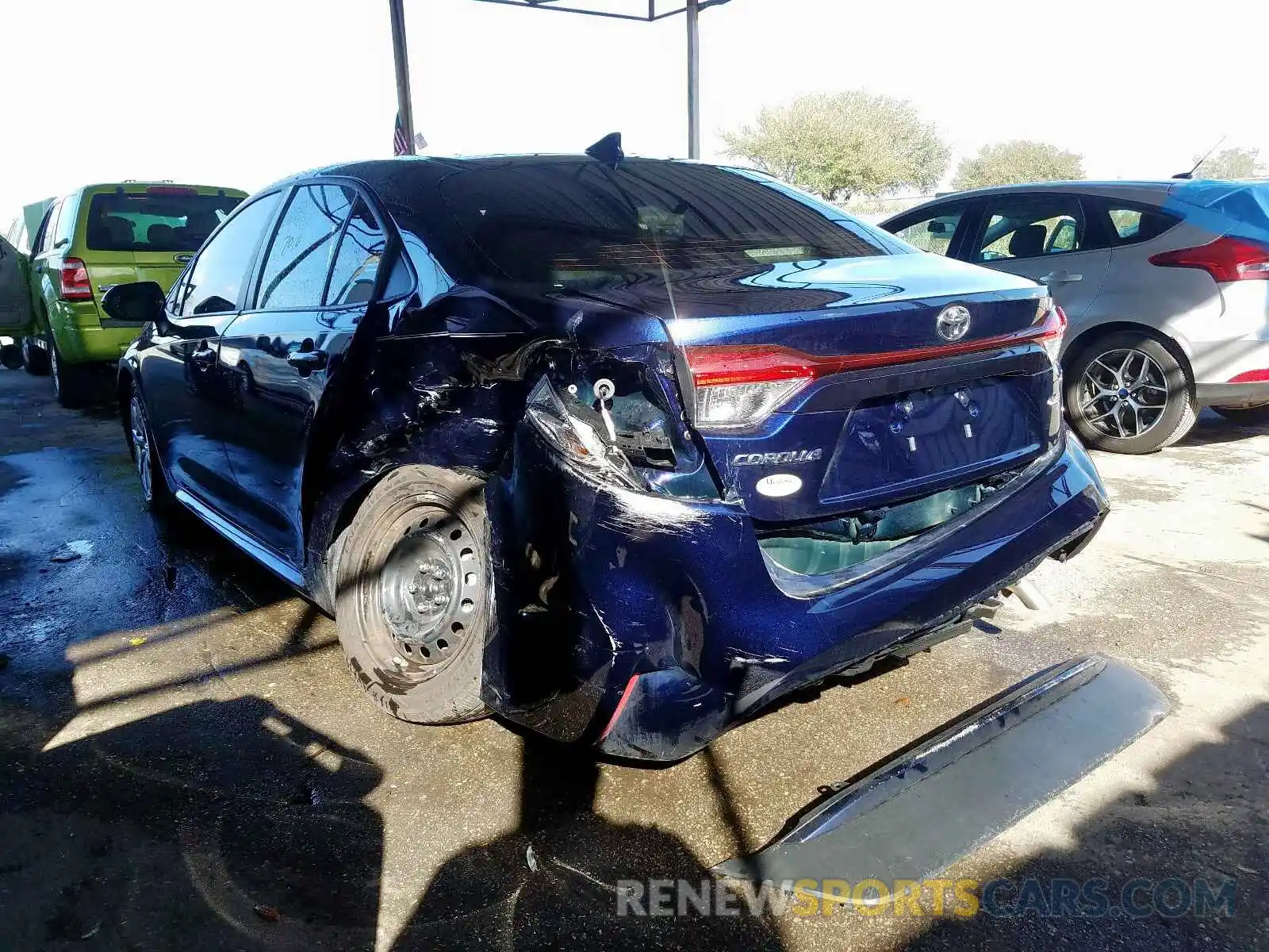 3 Photograph of a damaged car JTDEPRAEXLJ075822 TOYOTA COROLLA 2020