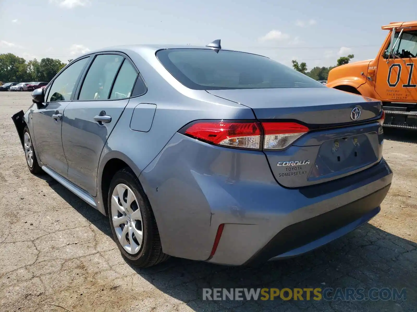 3 Photograph of a damaged car JTDEPRAEXLJ076257 TOYOTA COROLLA 2020