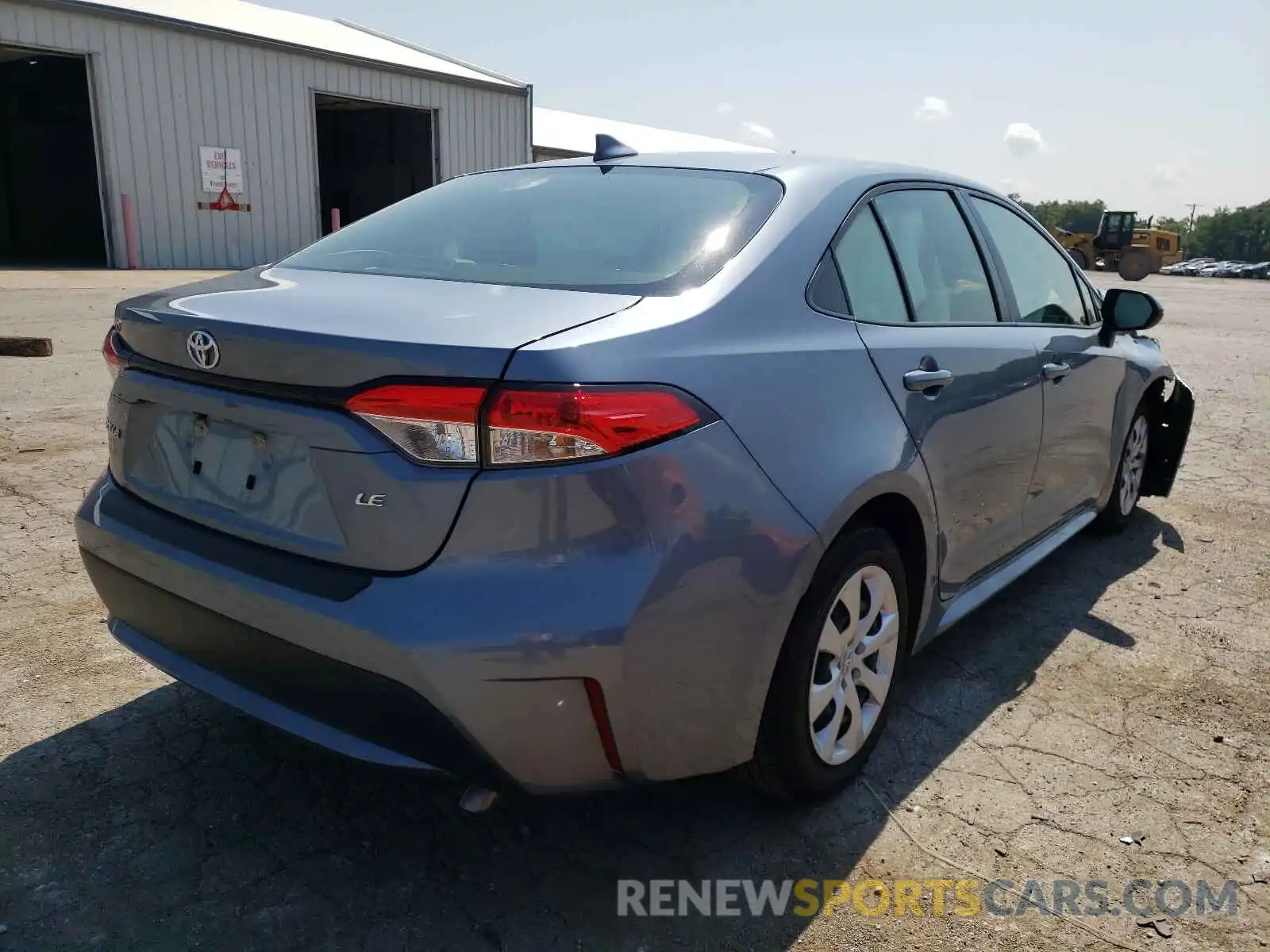 4 Photograph of a damaged car JTDEPRAEXLJ076257 TOYOTA COROLLA 2020