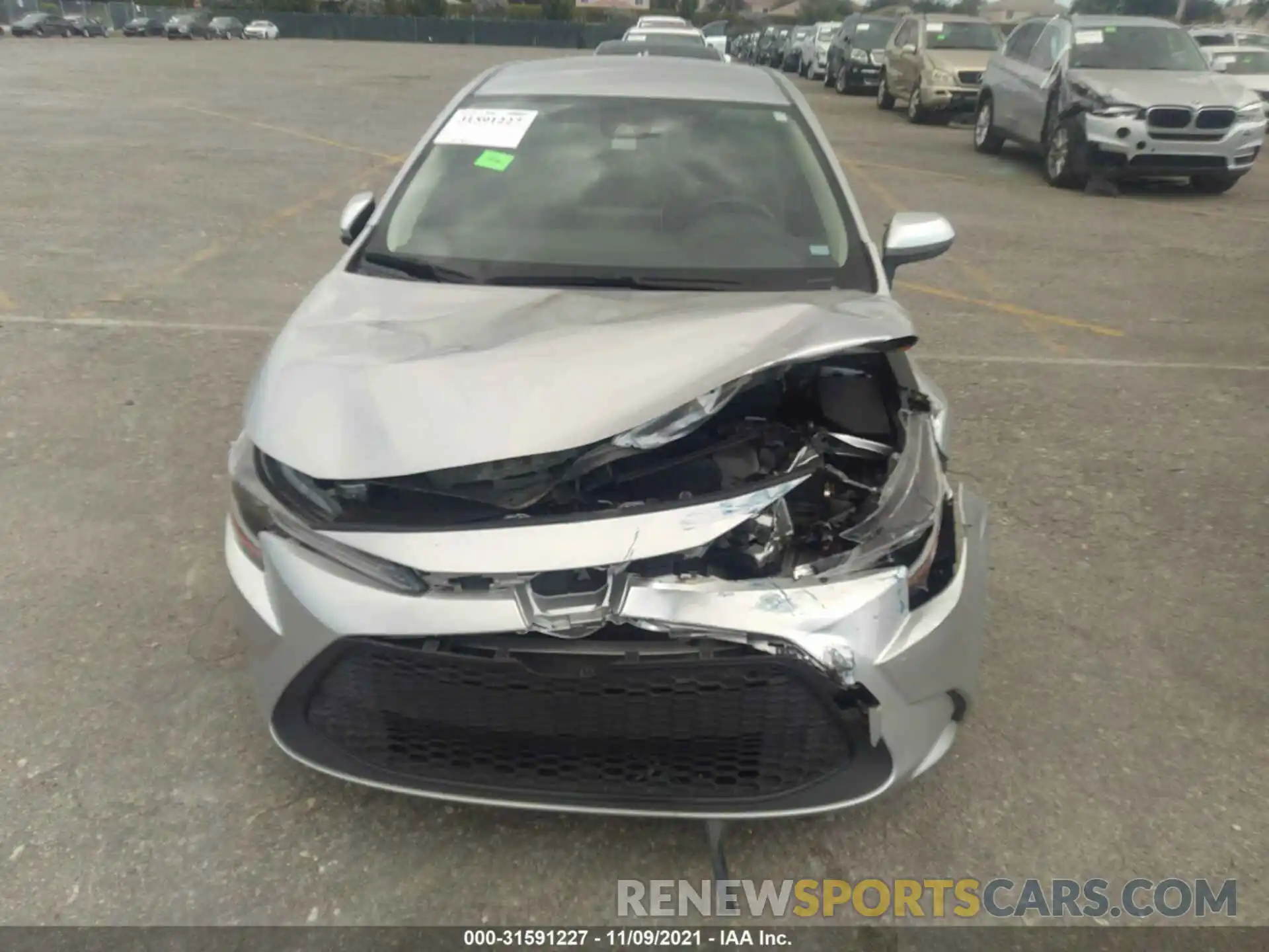 6 Photograph of a damaged car JTDEPRAEXLJ076338 TOYOTA COROLLA 2020