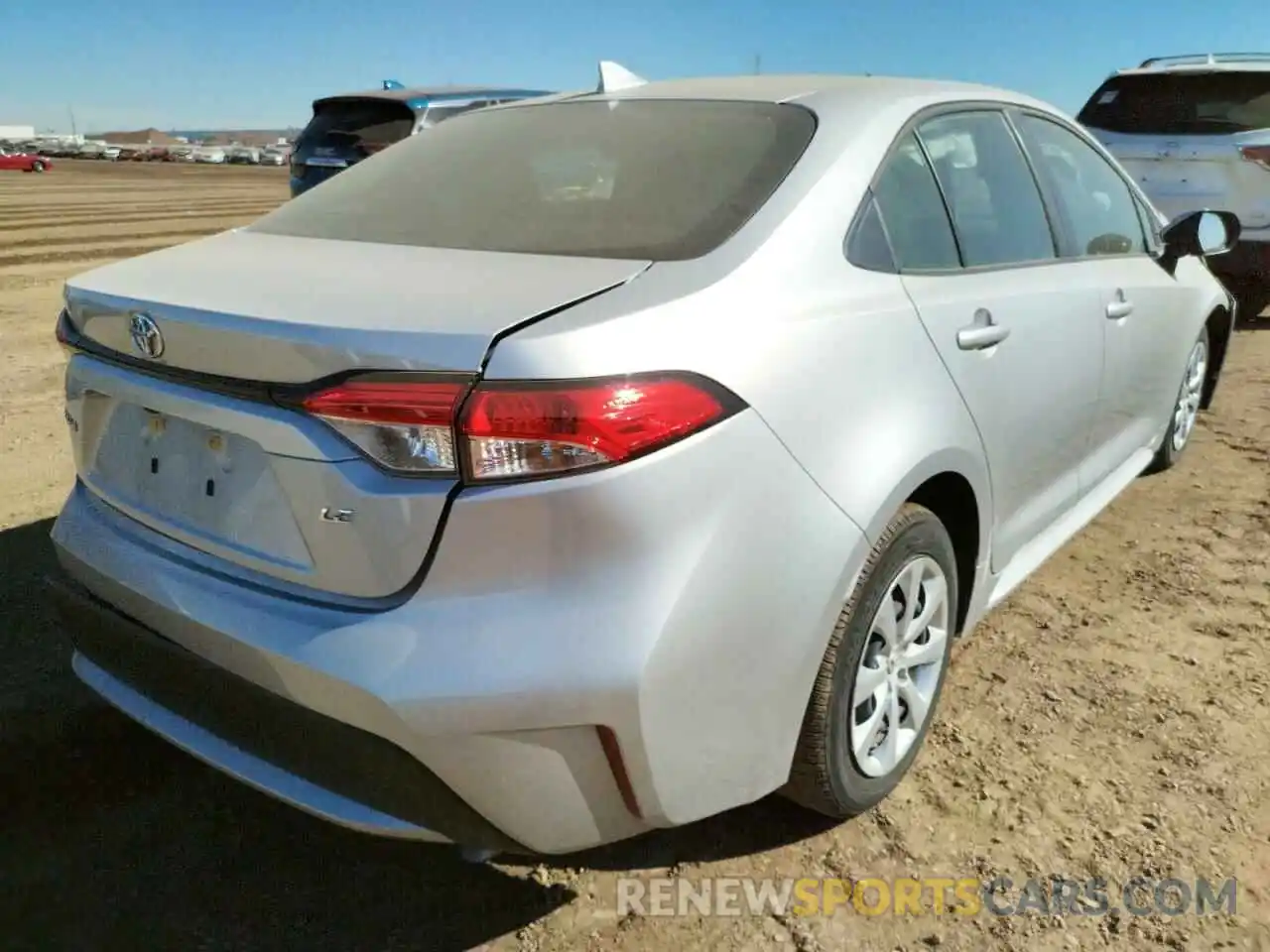 4 Photograph of a damaged car JTDEPRAEXLJ076646 TOYOTA COROLLA 2020