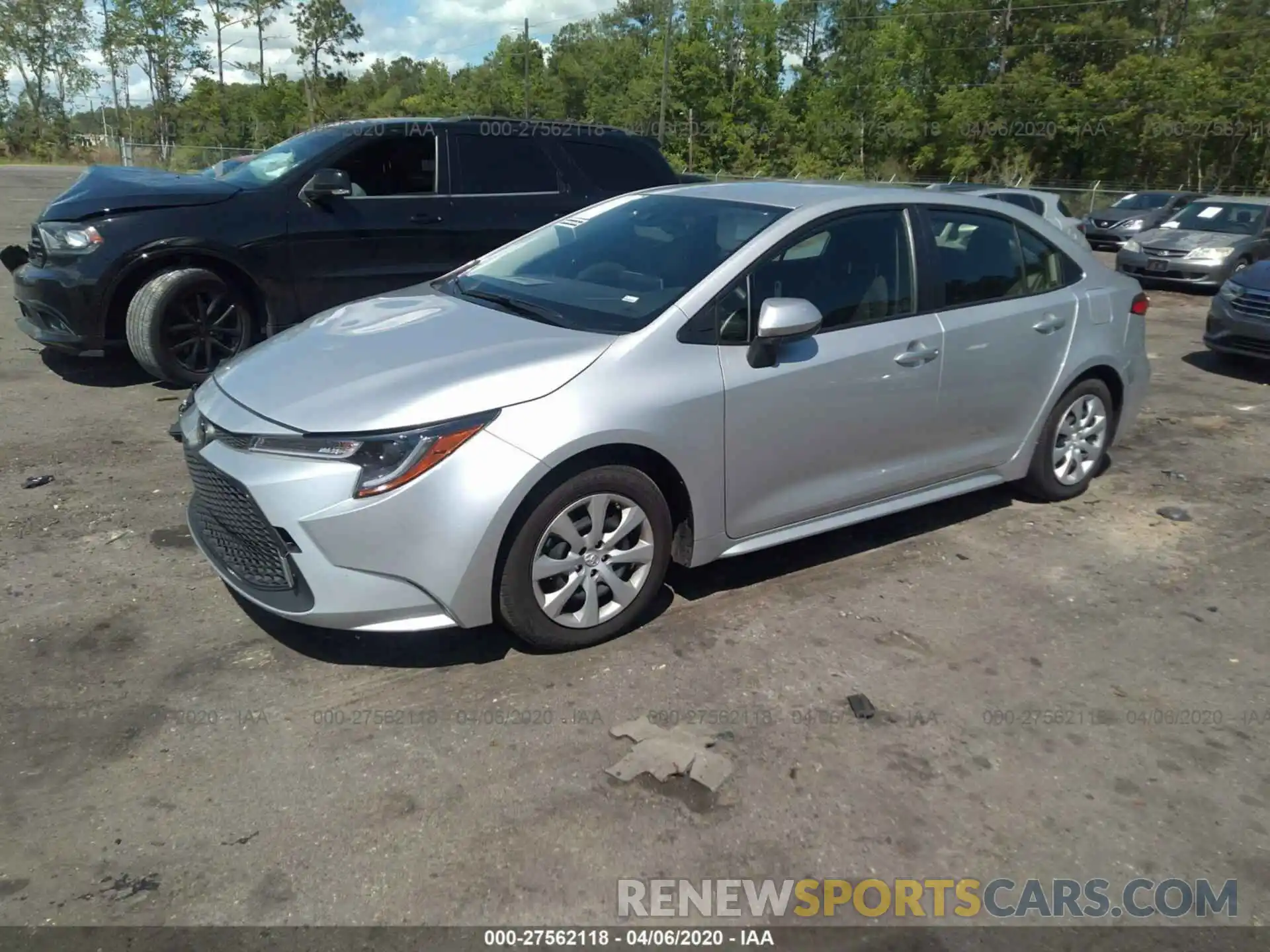 2 Photograph of a damaged car JTDEPRAEXLJ076968 TOYOTA COROLLA 2020