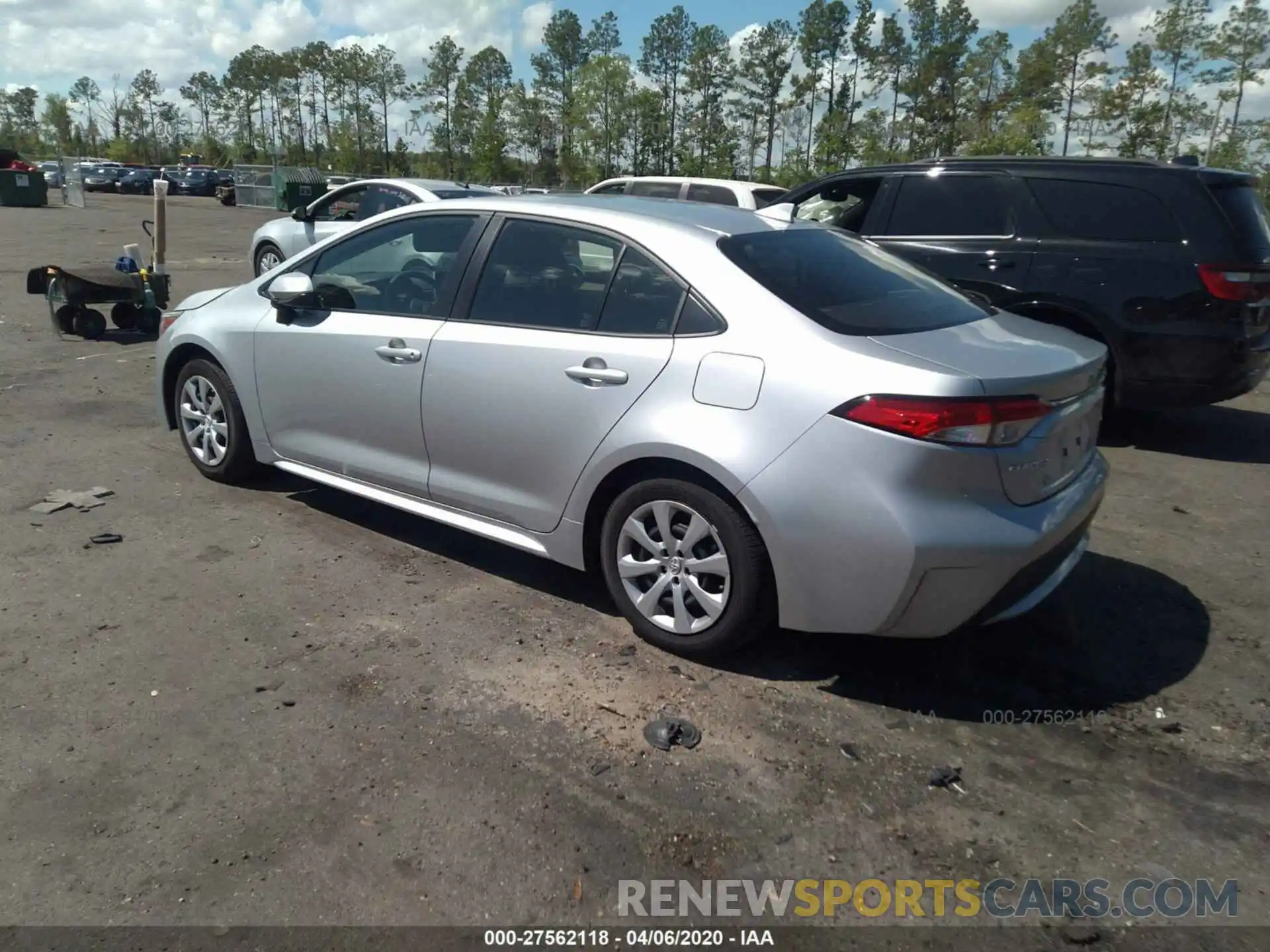 3 Photograph of a damaged car JTDEPRAEXLJ076968 TOYOTA COROLLA 2020